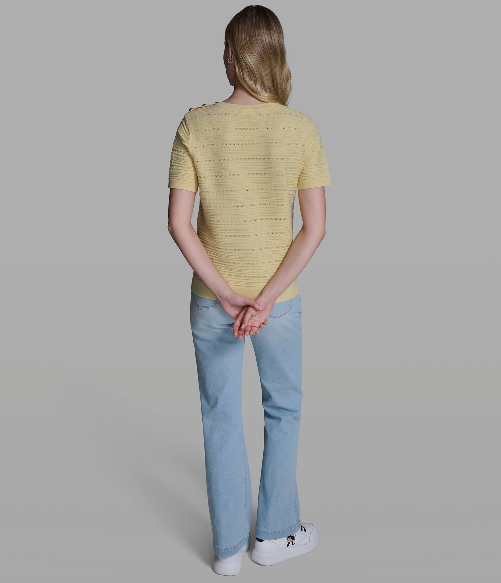 SHORT SLEEVE KNIT SWEATER VIEW 5 | Women's Tops & Sweaters SHORT SLEEVE KNIT SWEATER VIEW 5 | Women's Tops & Sweaters