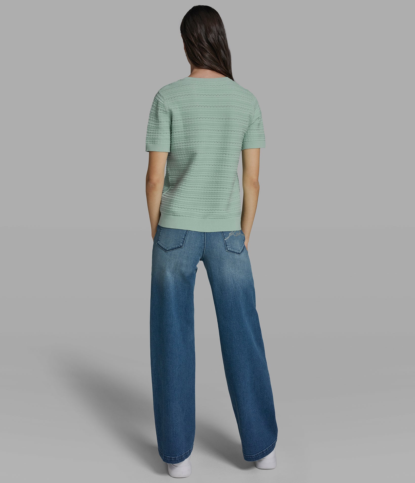 SHORT SLEEVE KNIT SWEATER VIEW 5 | New Arrivals SHORT SLEEVE KNIT SWEATER VIEW 5 | New Arrivals