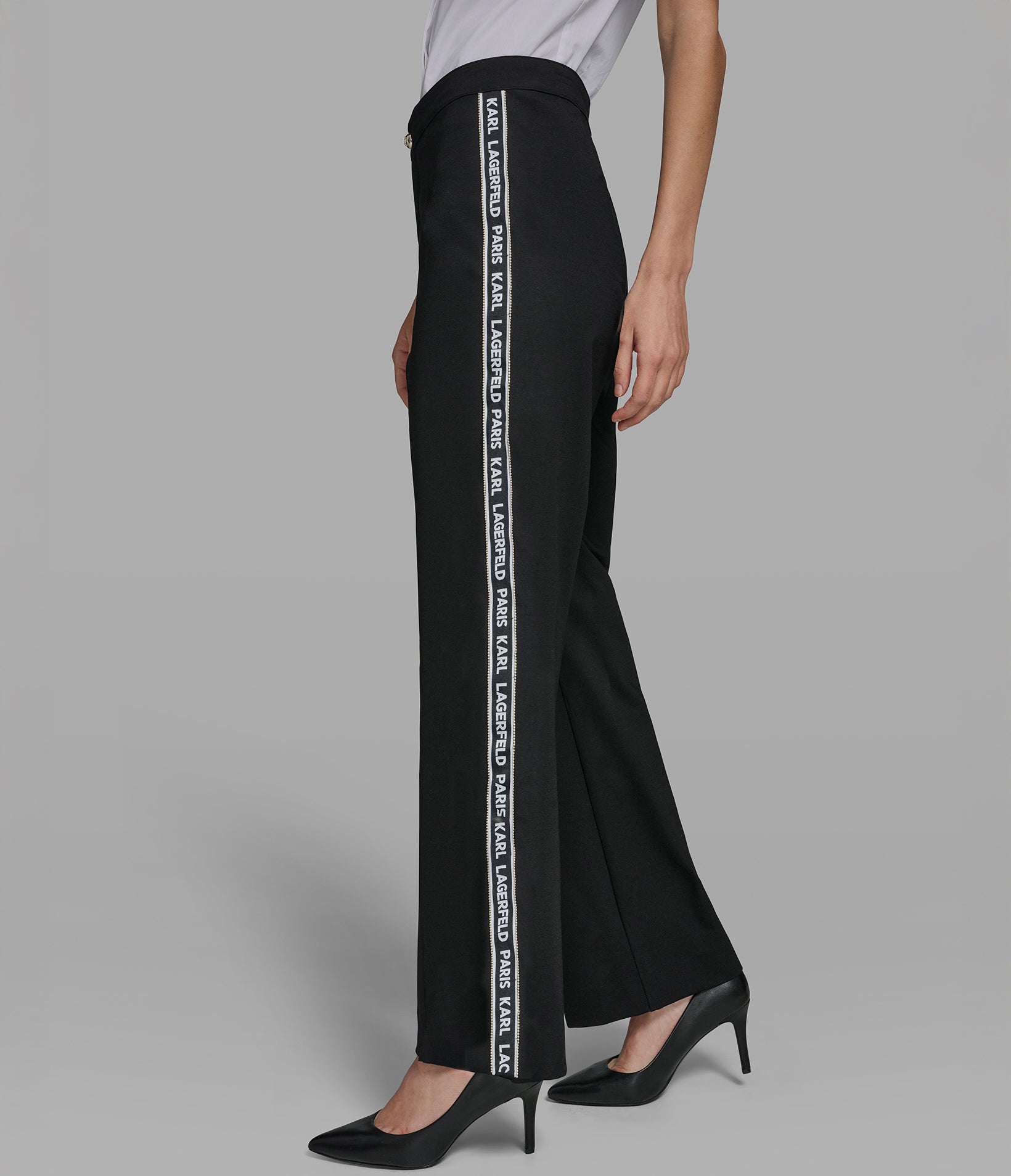 Mid Rise Full Length Logo Straight Leg Pant | Pants & Shorts