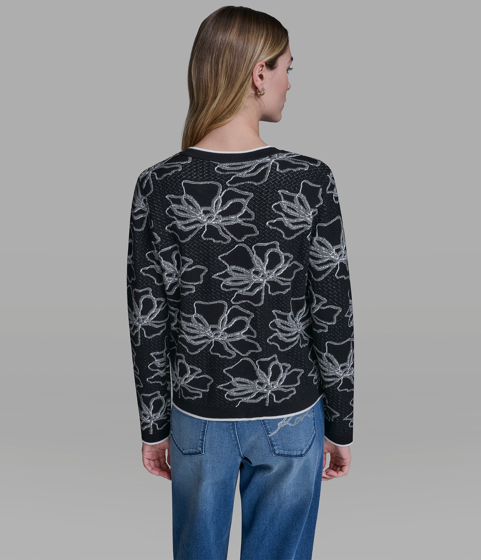 FLORAL PATTERN CARDIGAN View 2 | New Arrivals FLORAL PATTERN CARDIGAN View 2 | New Arrivals