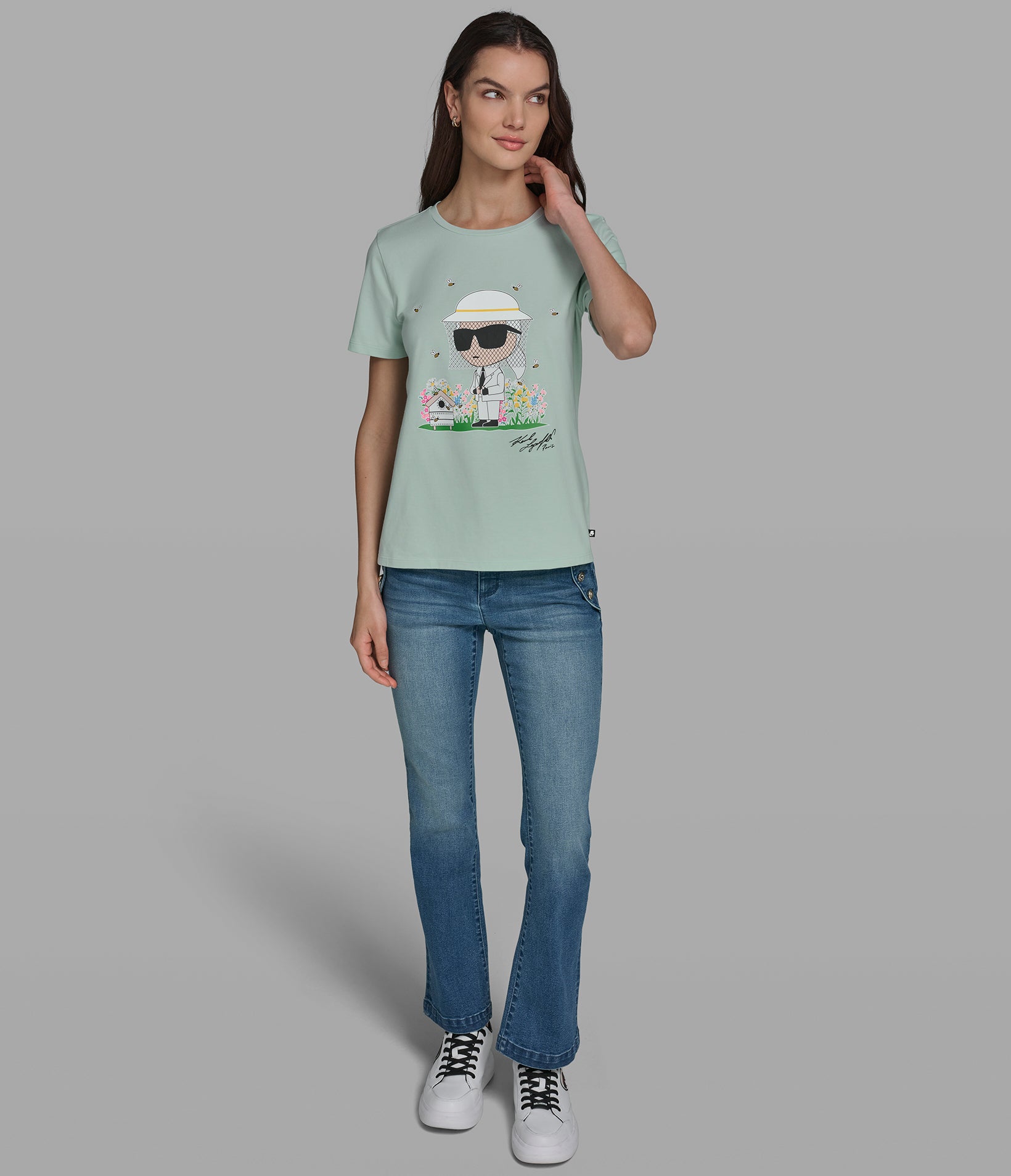 BEE KEEPER KARL LOGO TEE VIEW 5 | Women's Clothing BEE KEEPER KARL LOGO TEE VIEW 5 | Women's Clothing