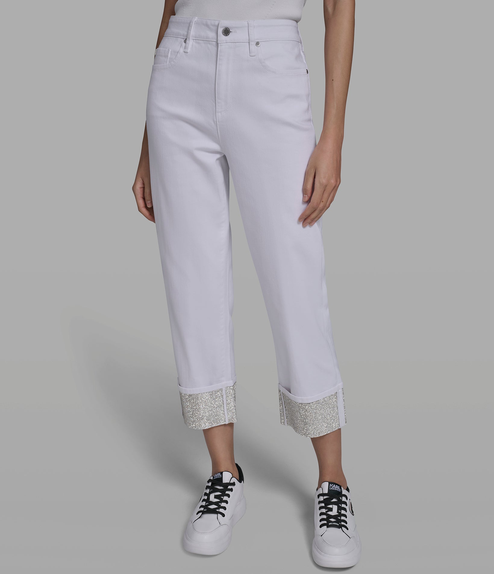 RHINESTONE CUFF JEAN View 2 | Spring Picks RHINESTONE CUFF JEAN View 2 | Spring Picks