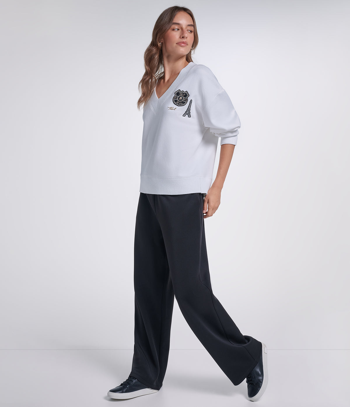 SWEATSHIRT WITH PATCHES VIEW 4 | Holiday Sale SWEATSHIRT WITH PATCHES VIEW 4 | Holiday Sale