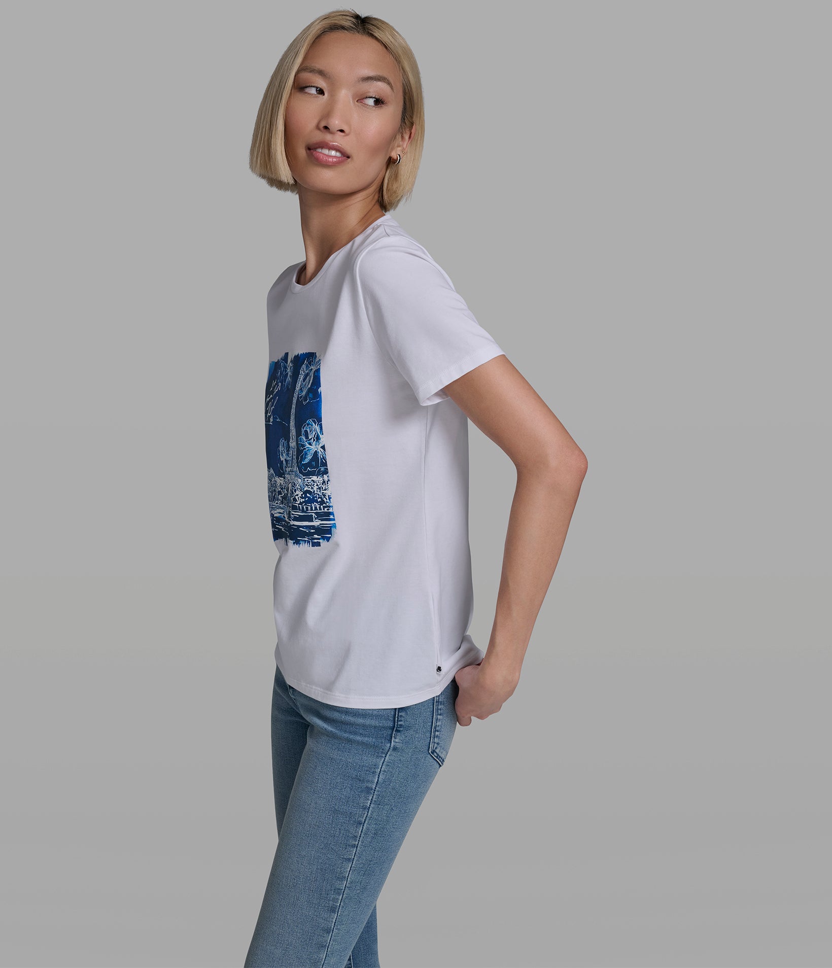 WATERCOLOR PARIS SCENE TEE VIEW 4 | Women's Tees & Tanks WATERCOLOR PARIS SCENE TEE VIEW 4 | Women's Tees & Tanks