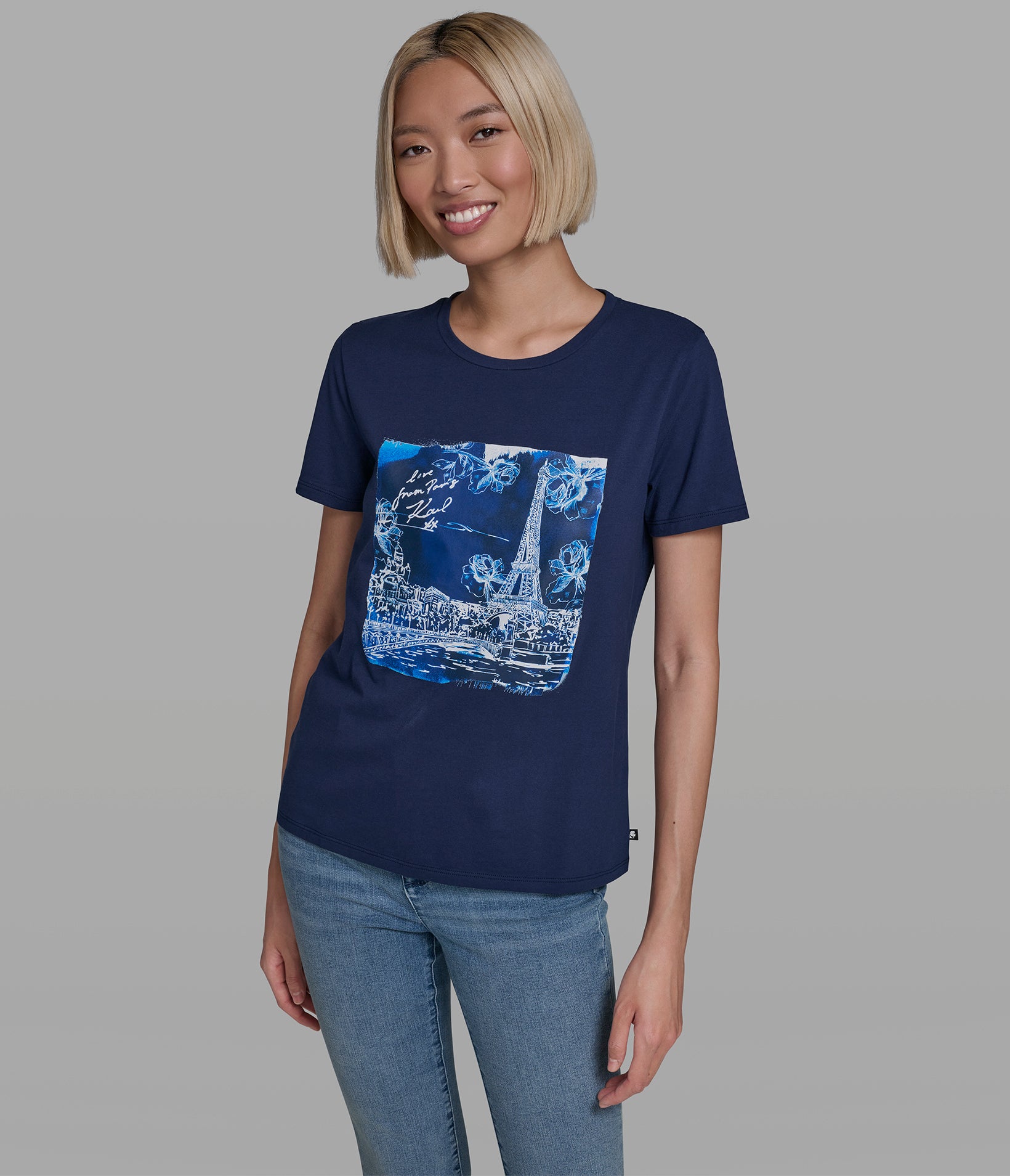 WATERCOLOR PARIS SCENE TEE View 1 | Women's Tees & Tanks WATERCOLOR PARIS SCENE TEE View 1 | Women's Tees & Tanks