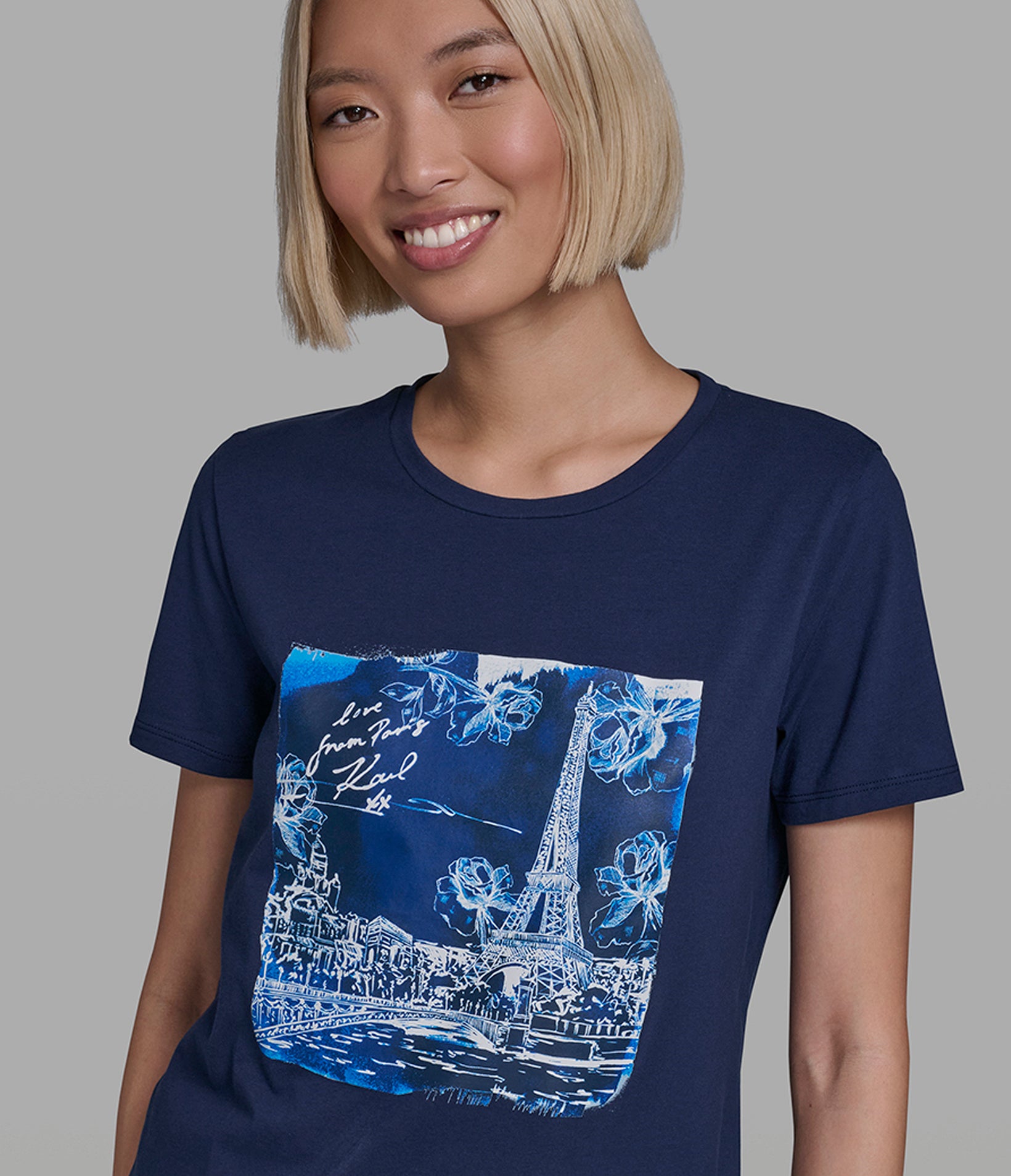WATERCOLOR PARIS SCENE TEE VIEW 6 | Women's Sale WATERCOLOR PARIS SCENE TEE VIEW 6 | Women's Sale
