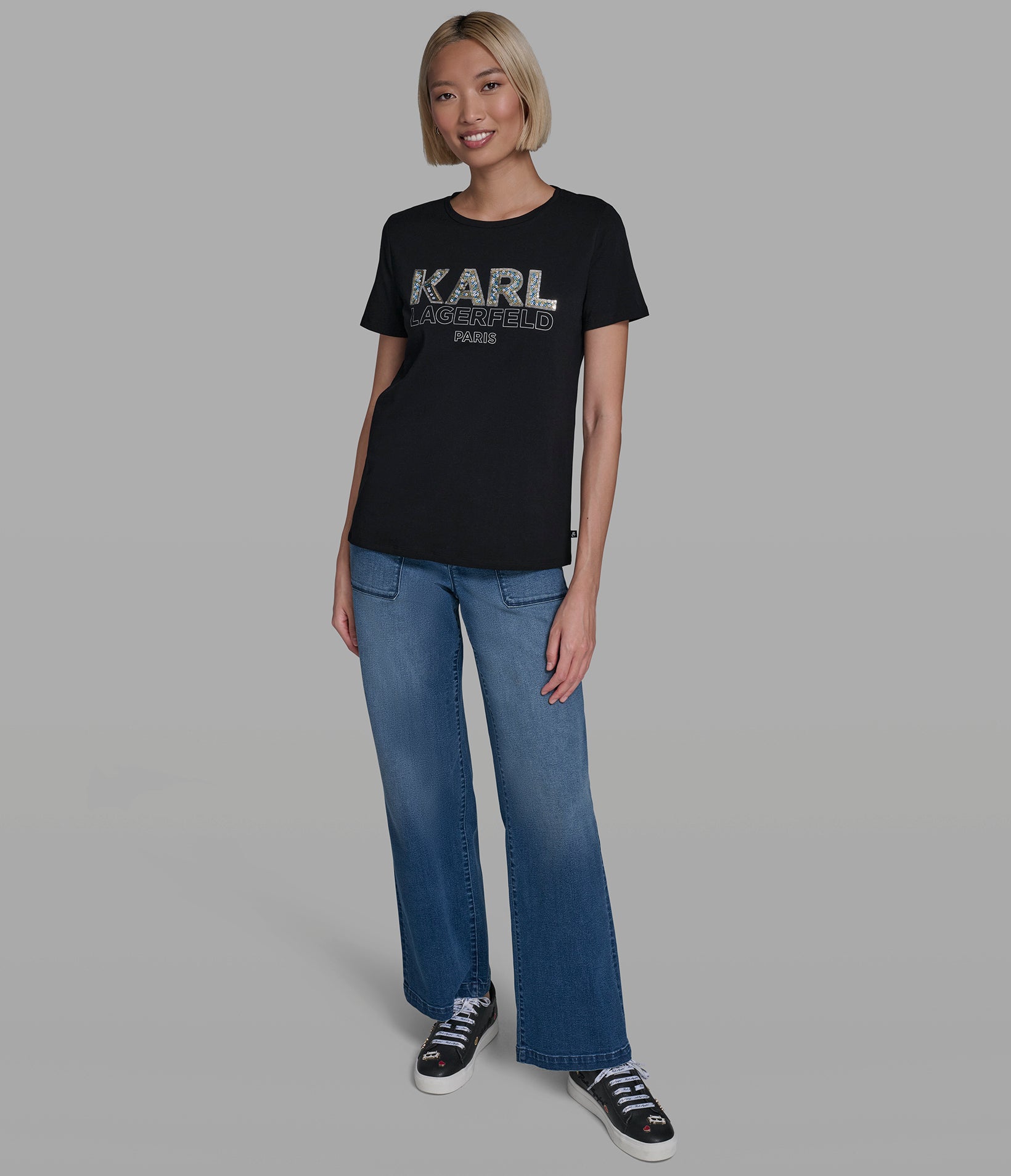 SEQUIN KARL LOGO TEE VIEW 4 | New Arrivals SEQUIN KARL LOGO TEE VIEW 4 | New Arrivals