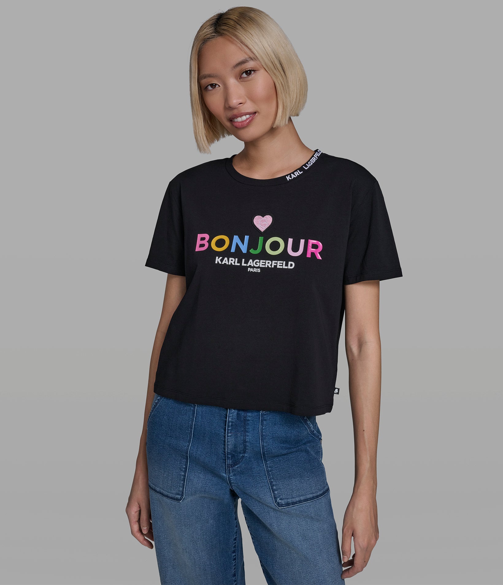 BONJOUR LOGO TEE View 1 | Women's Clothing BONJOUR LOGO TEE View 1 | Women's Clothing