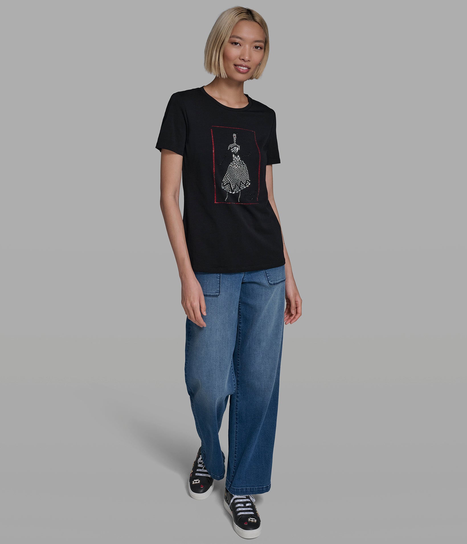 EMBELLISHED SKETCH LOGO TEE VIEW 4 EMBELLISHED SKETCH LOGO TEE VIEW 4