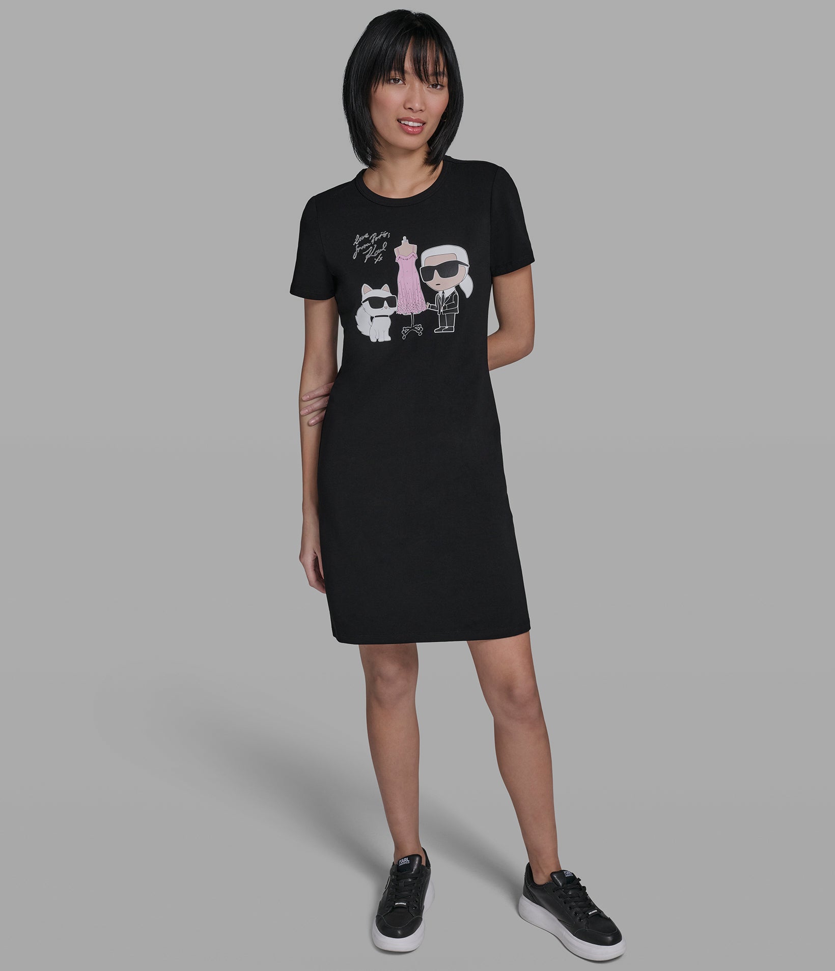 DUO T-SHIRT DRESS View 1 | Women's Clothing DUO T-SHIRT DRESS View 1 | Women's Clothing
