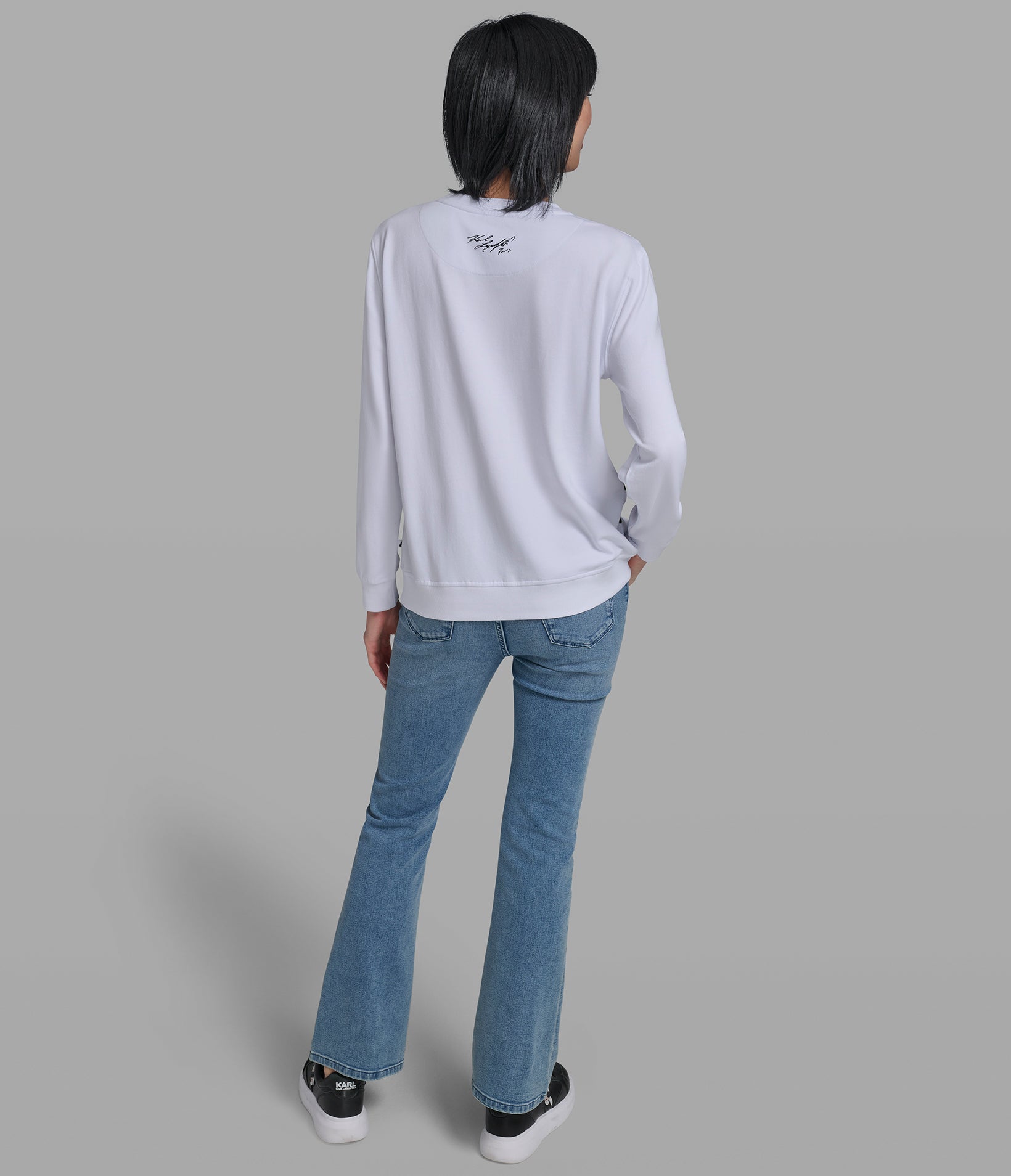 PEEKING DUO STRIPE SWEATSHIRT VIEW 5 | Women's Clothing PEEKING DUO STRIPE SWEATSHIRT VIEW 5 | Women's Clothing