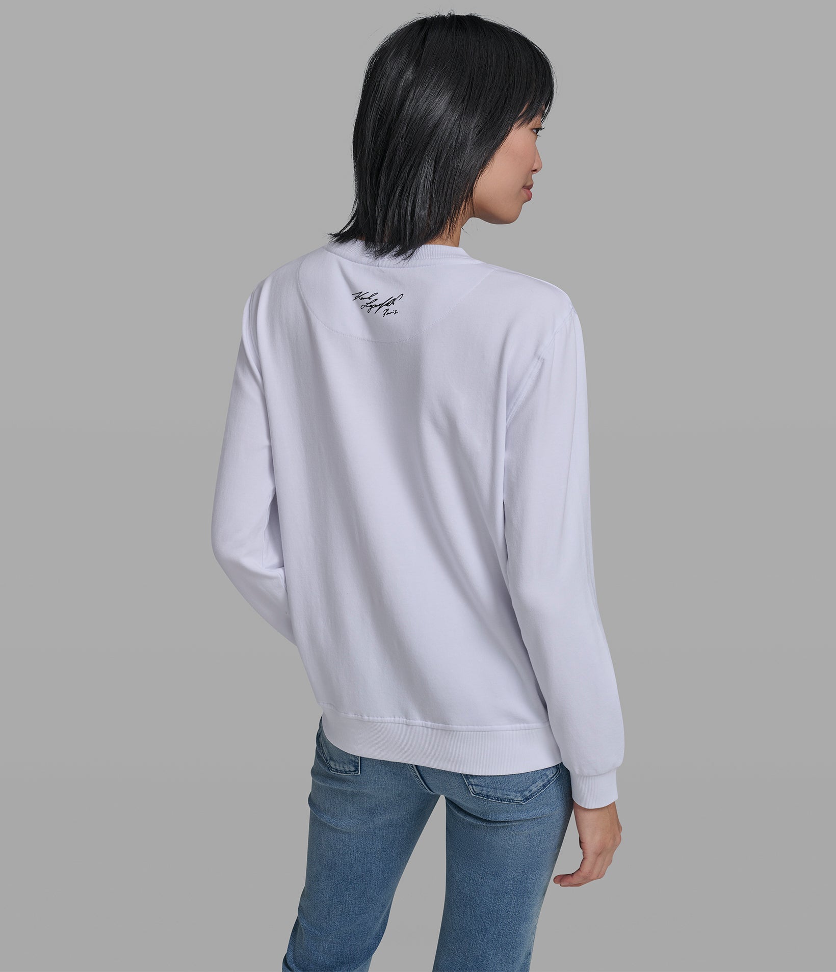 PEEKING DUO STRIPE SWEATSHIRT View 2 | Women's Clothing PEEKING DUO STRIPE SWEATSHIRT View 2 | Women's Clothing