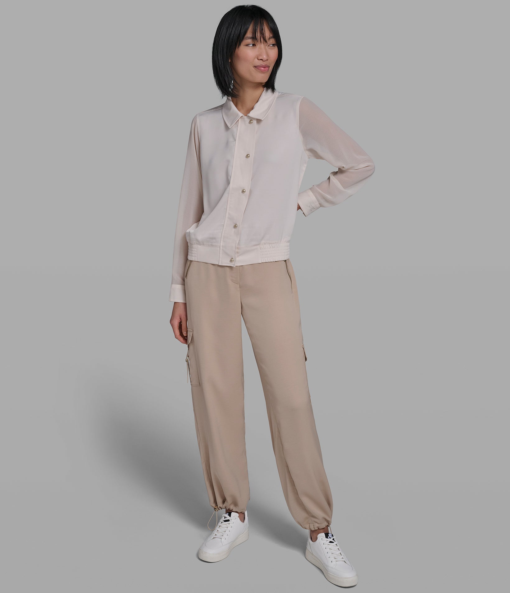 SILKY SHIRT JACKET VIEW 4 | Women's Tops & Sweaters SILKY SHIRT JACKET VIEW 4 | Women's Tops & Sweaters