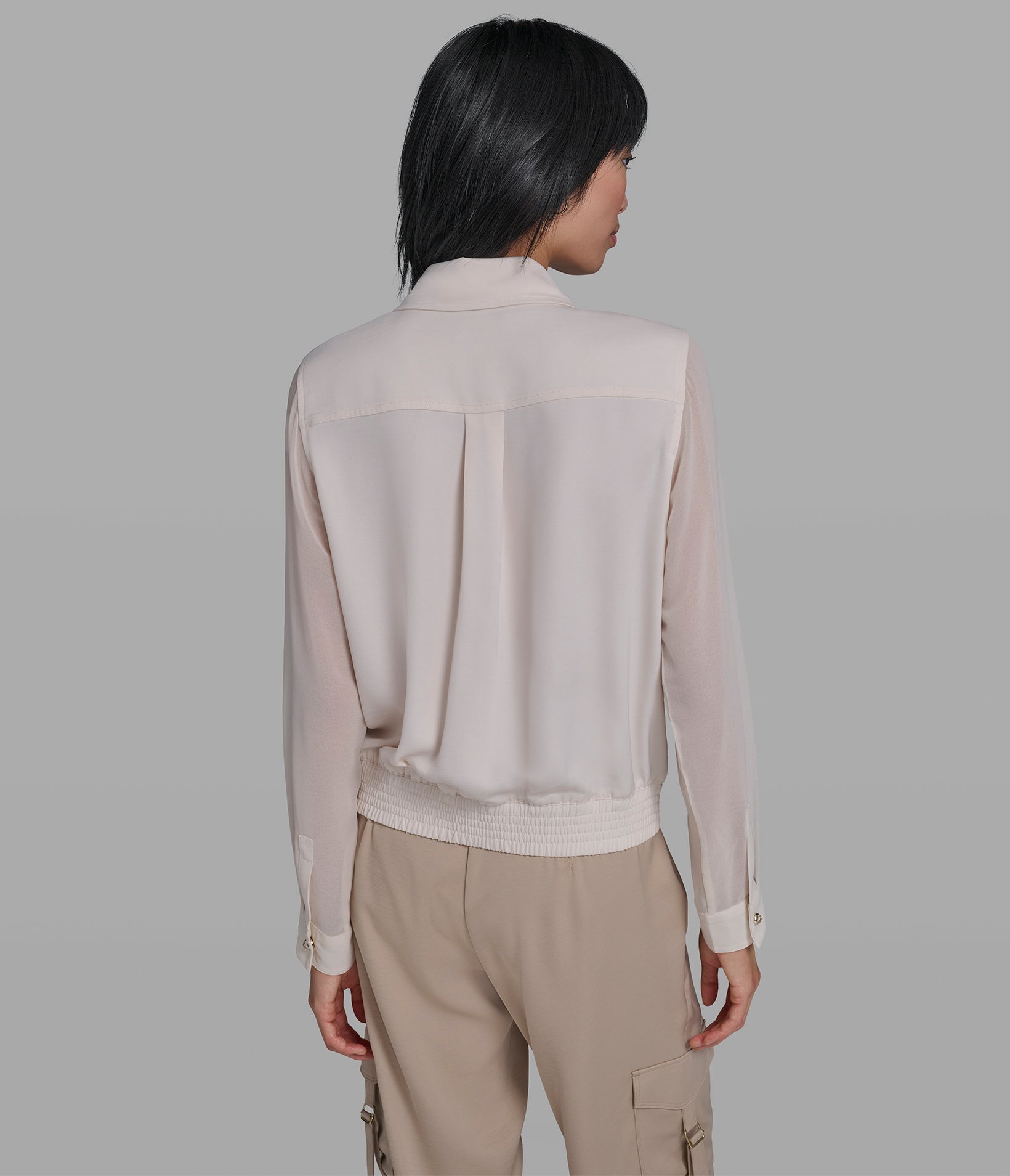 SILKY SHIRT JACKET View 2 | Women's Tops & Sweaters SILKY SHIRT JACKET View 2 | Women's Tops & Sweaters