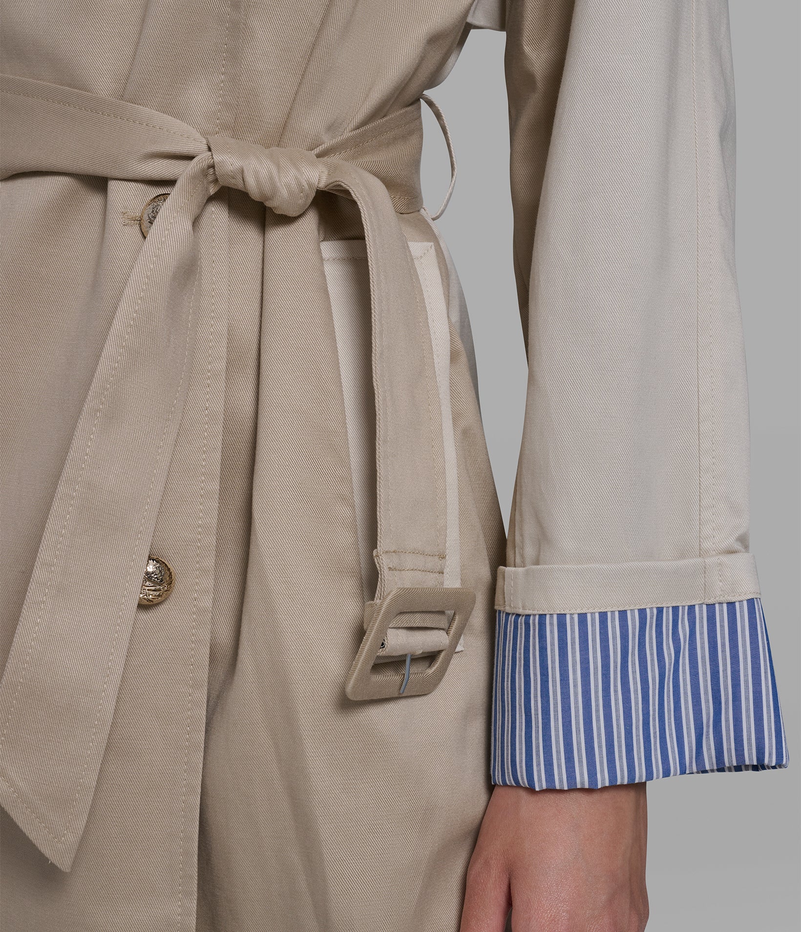 COLOR BLOCK TRENCH COAT VIEW 7 COLOR BLOCK TRENCH COAT VIEW 7