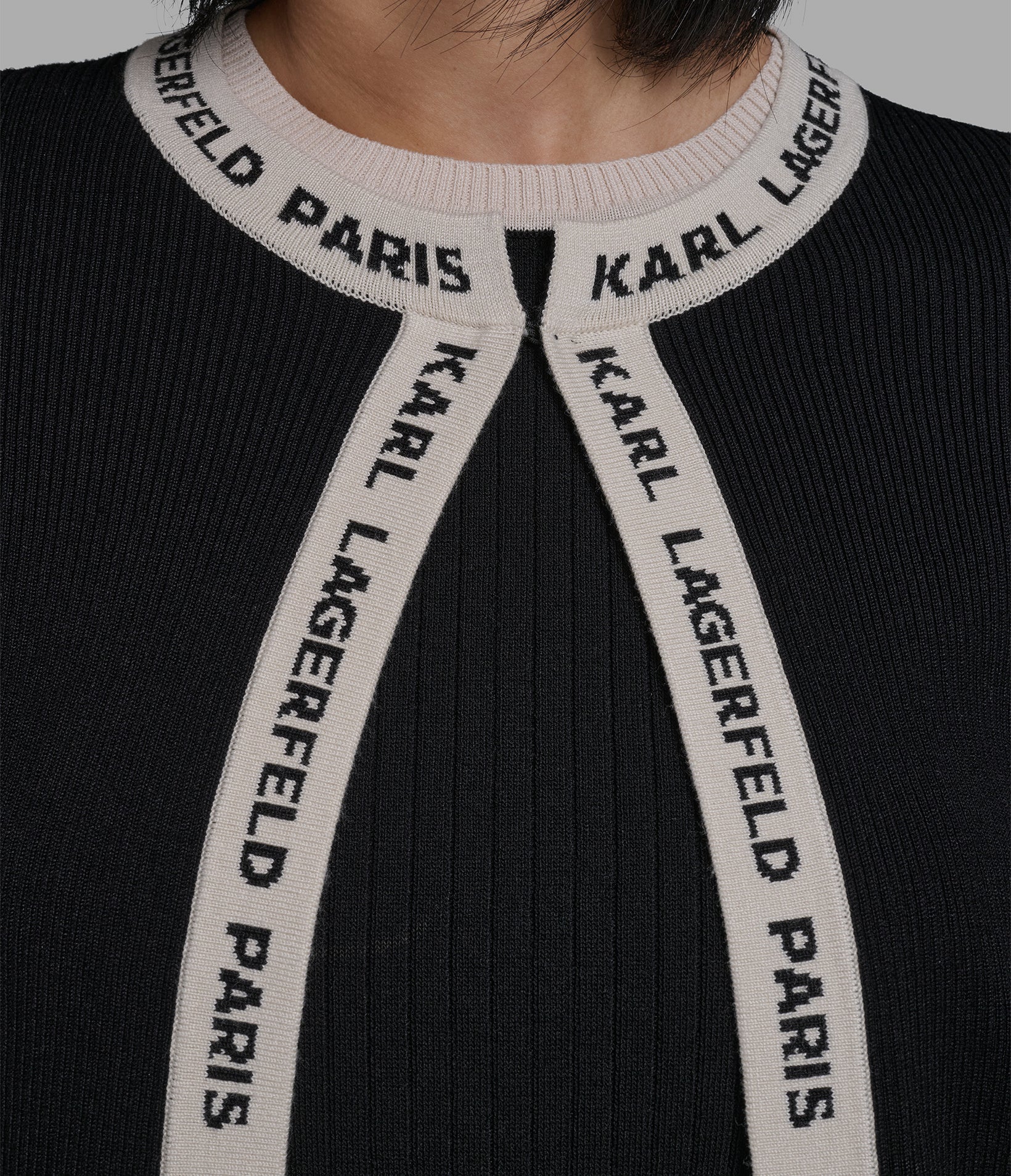 KARL LOGO TRIM CARDIGAN VIEW 6 | New Arrivals KARL LOGO TRIM CARDIGAN VIEW 6 | New Arrivals