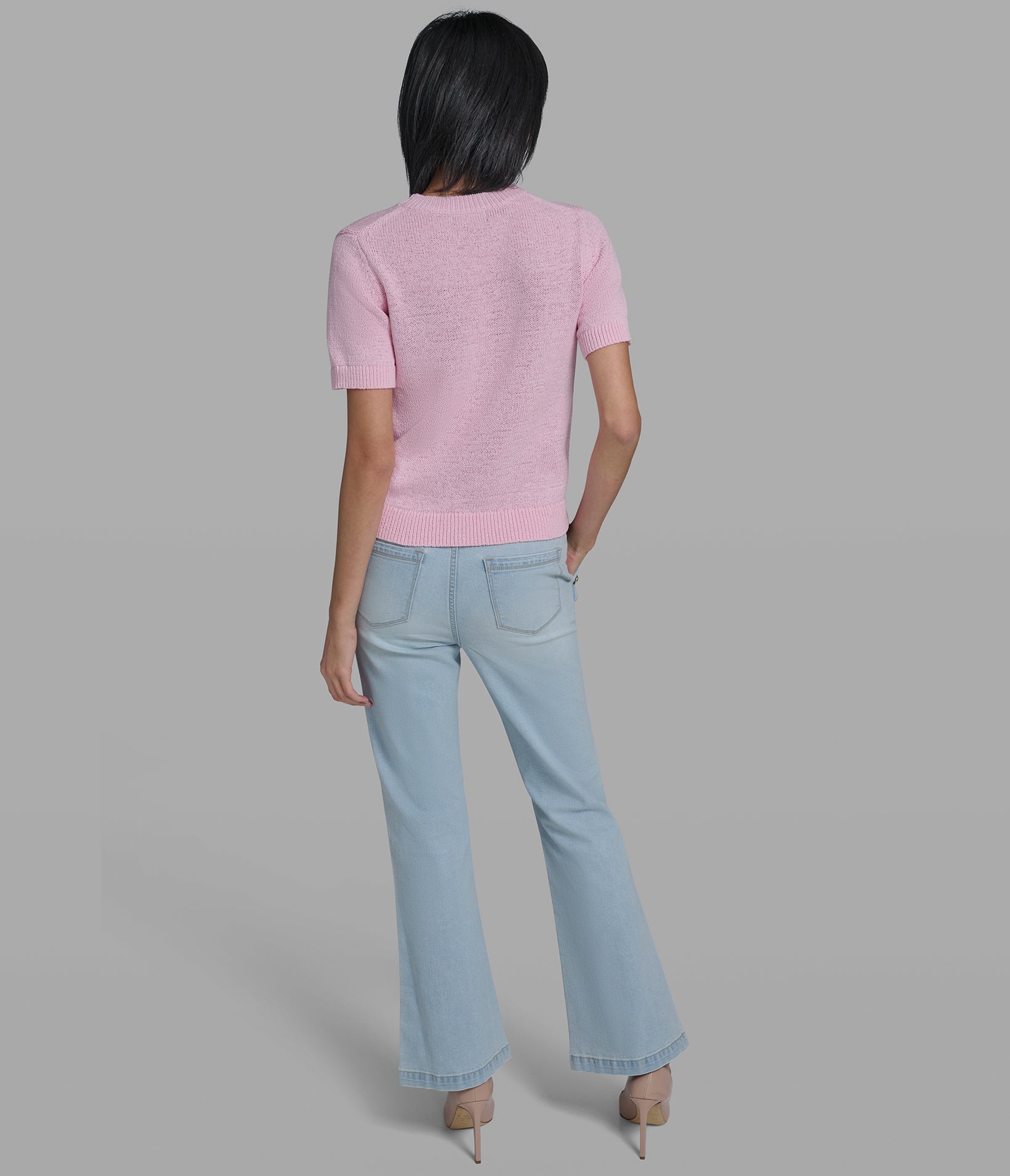 SHORT SLEEVE SWEATER VIEW 4 | Online Exclusive SHORT SLEEVE SWEATER VIEW 4 | Online Exclusive