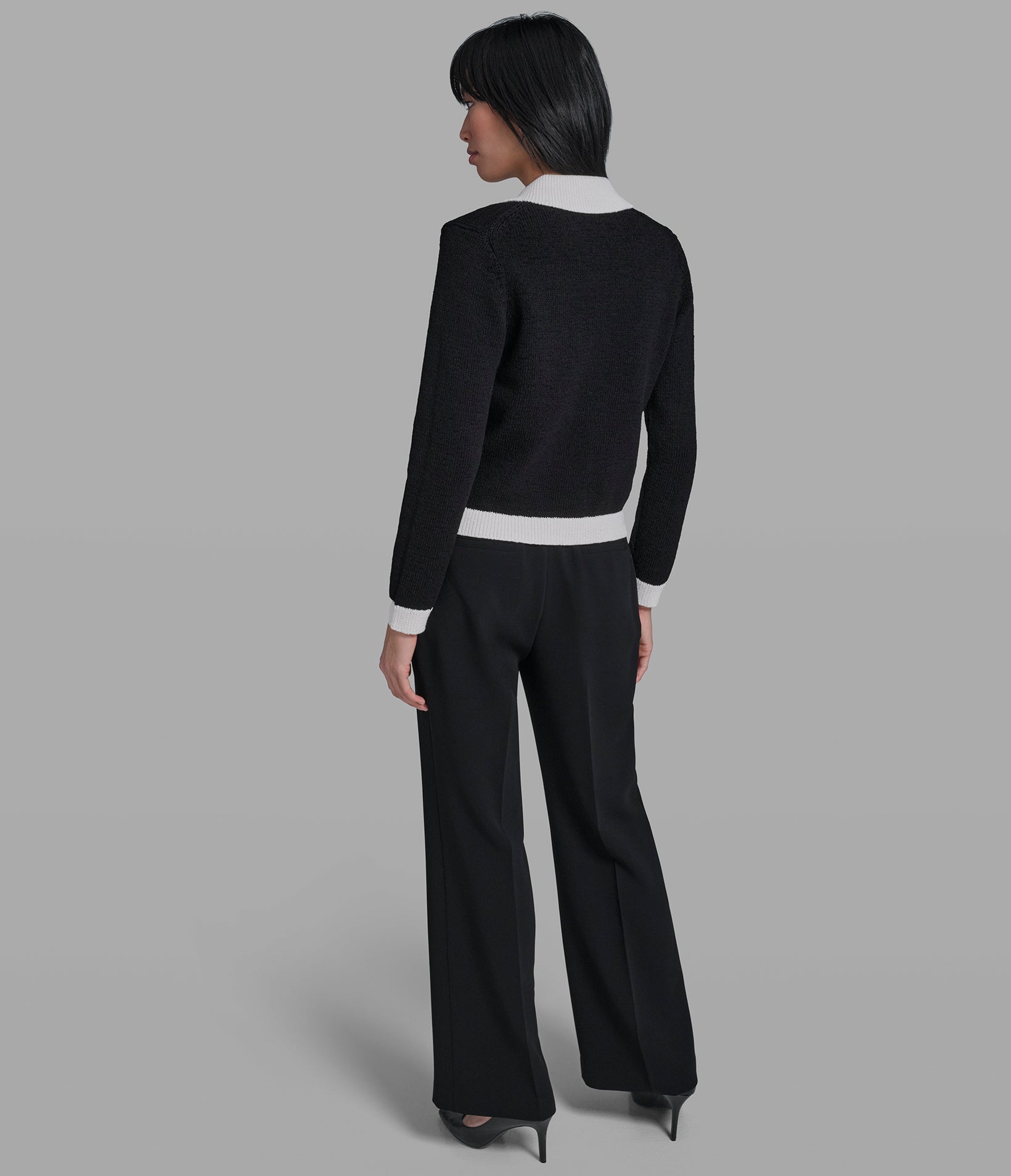 CONTRAST TRIM CARDIGAN VIEW 5 | Women's Tops & Sweaters CONTRAST TRIM CARDIGAN VIEW 5 | Women's Tops & Sweaters