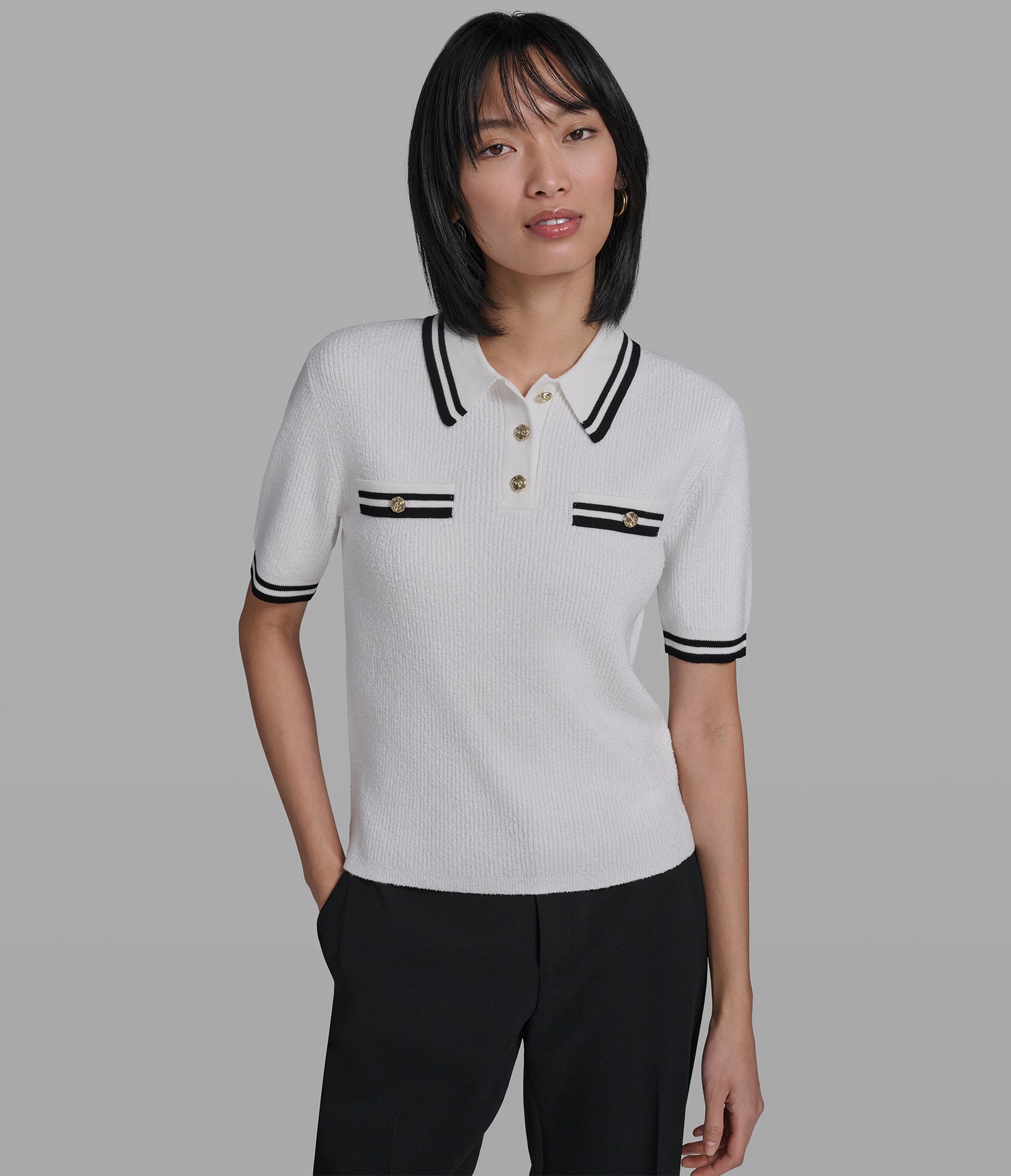 COLLARED SWEATER POLO View 1 | New Arrivals COLLARED SWEATER POLO View 1 | New Arrivals