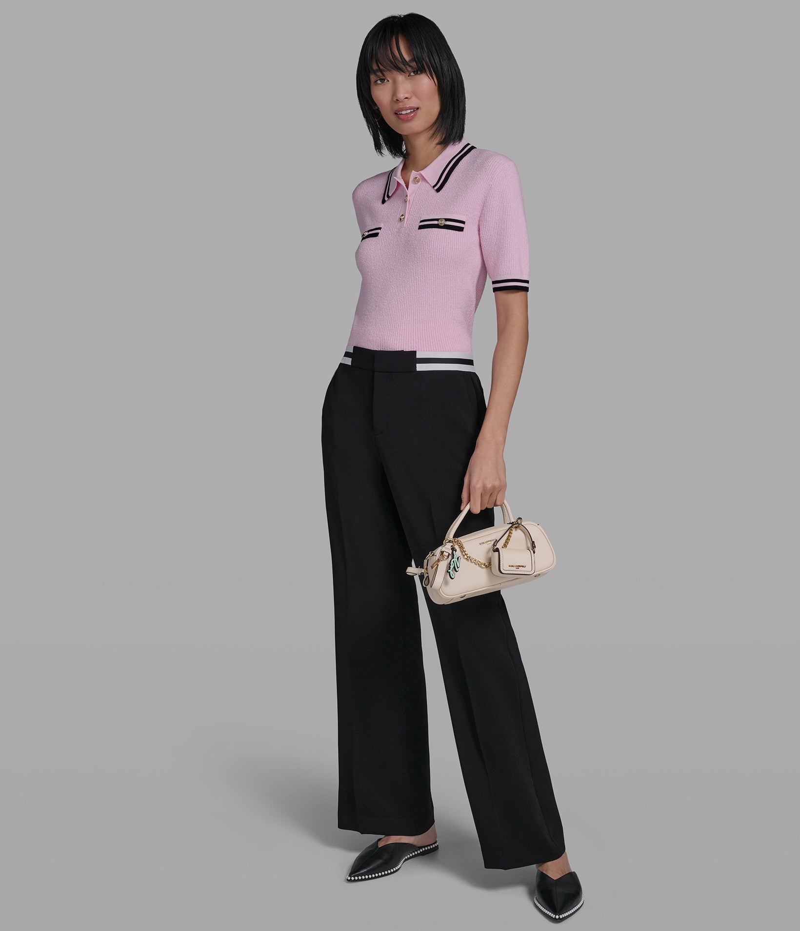 CONTRAST KNIT POLO VIEW 4 | Women's Tops & Sweaters CONTRAST KNIT POLO VIEW 4 | Women's Tops & Sweaters