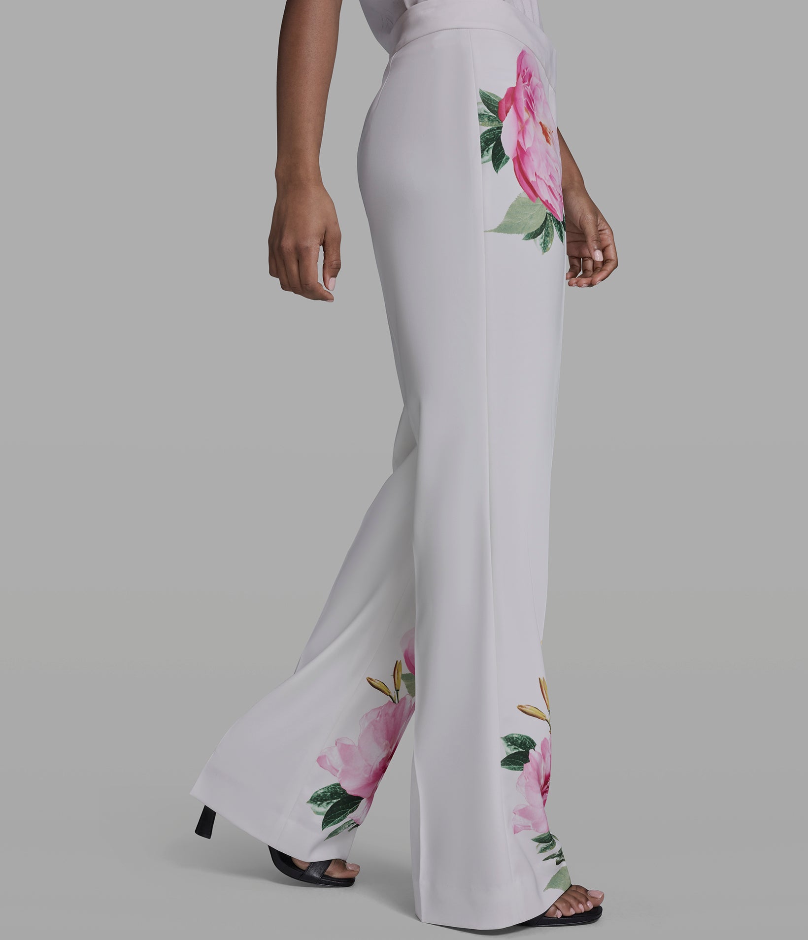 FLORAL STRAIGHT LEG PANT VIEW 3 | Women's Pants FLORAL STRAIGHT LEG PANT VIEW 3 | Women's Pants