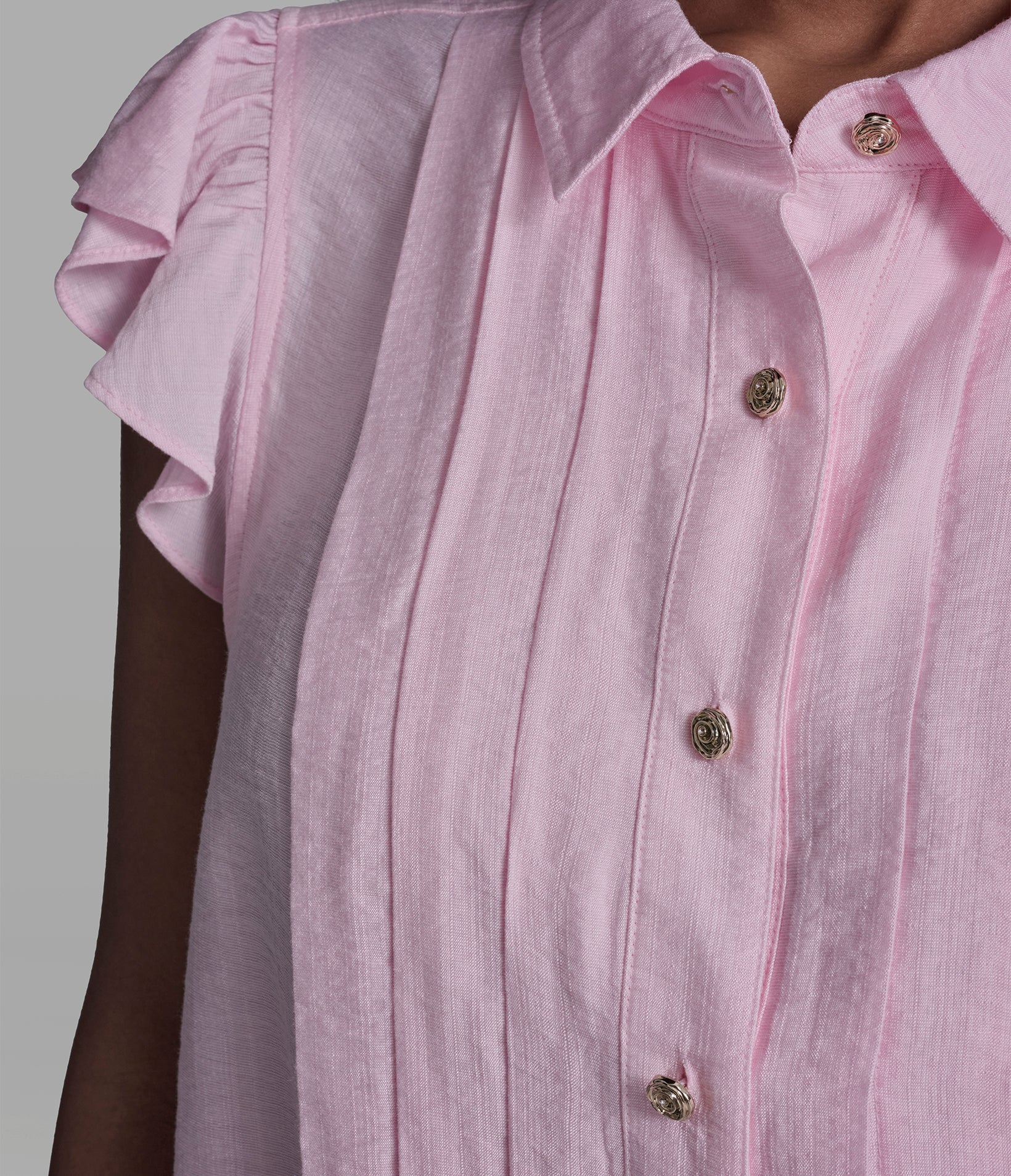 SLEEVELESS PLEAT FRONT BLOUSE VIEW 6 | Women's Tops & Sweaters SLEEVELESS PLEAT FRONT BLOUSE VIEW 6 | Women's Tops & Sweaters