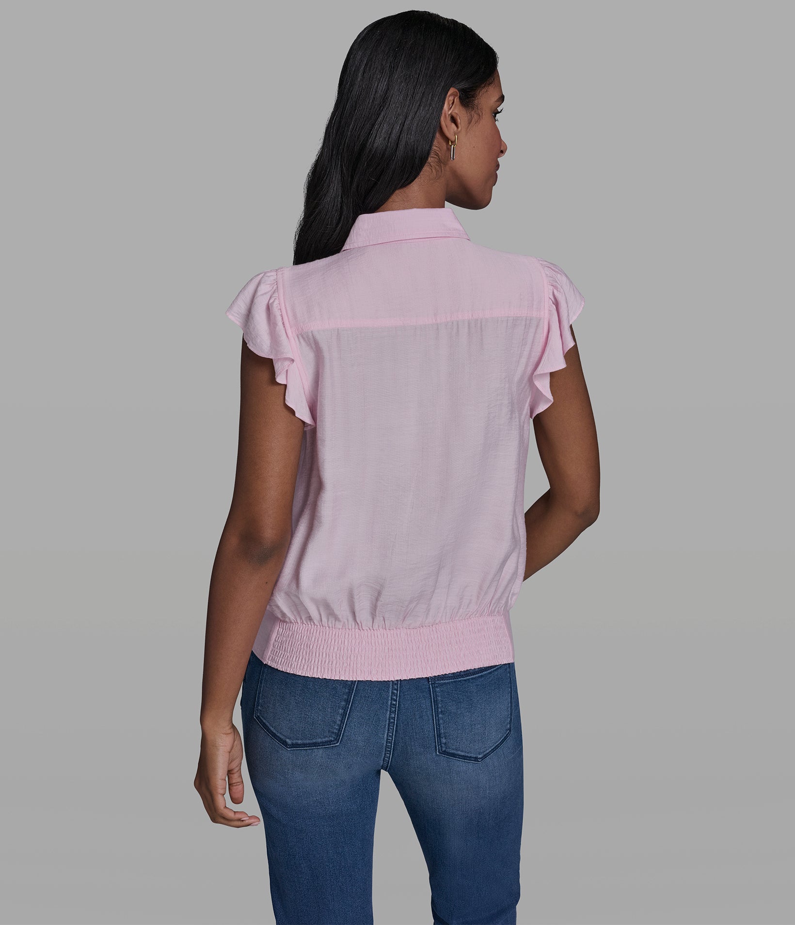 SLEEVELESS PLEAT FRONT BLOUSE View 2 | Women's Tops & Sweaters SLEEVELESS PLEAT FRONT BLOUSE View 2 | Women's Tops & Sweaters