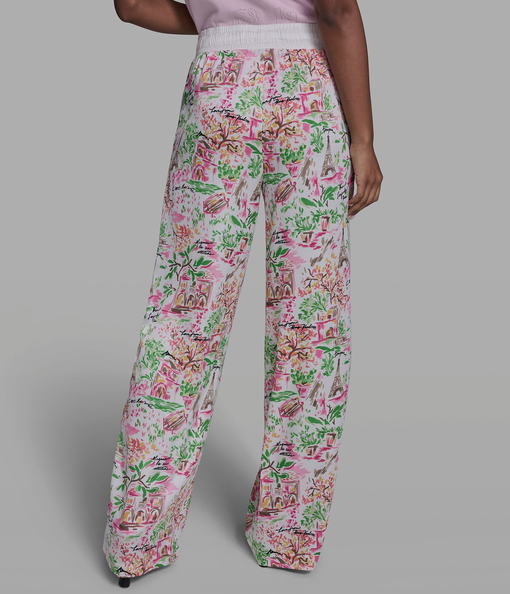 SATIN PRINTED FLORAL PANT VIEW 4 | Women's Pants & Skirts SATIN PRINTED FLORAL PANT VIEW 4 | Women's Pants & Skirts