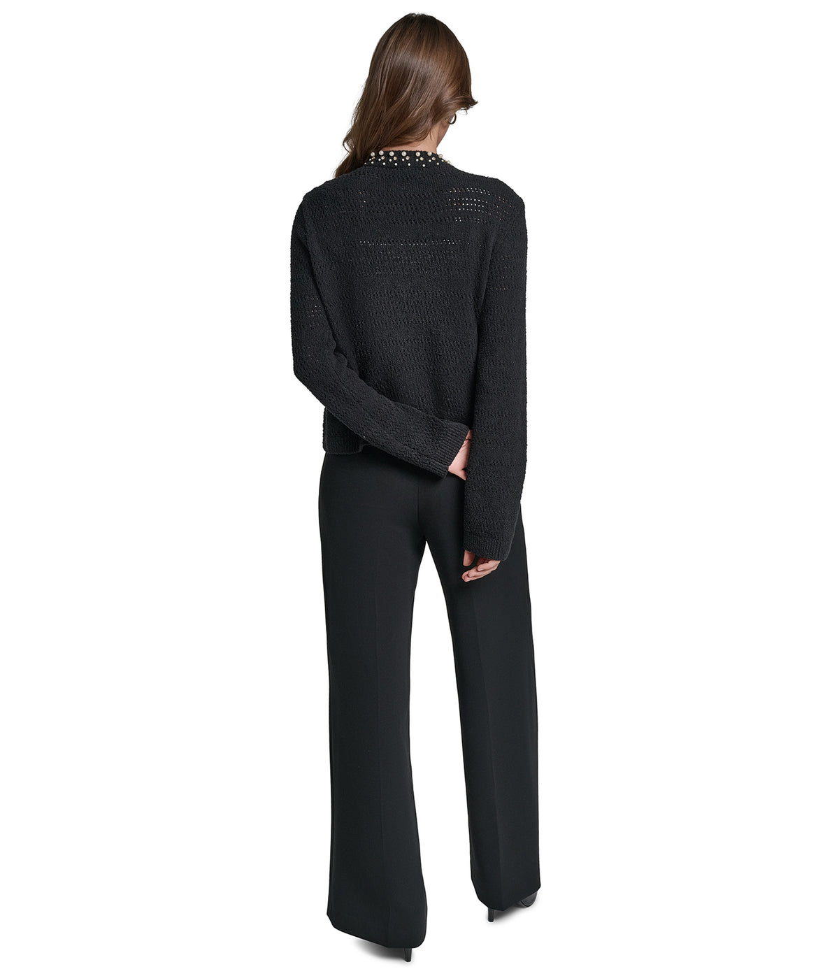 PEARL COLLAR LADY CARDIGAN VIEW 7 PEARL COLLAR LADY CARDIGAN VIEW 7