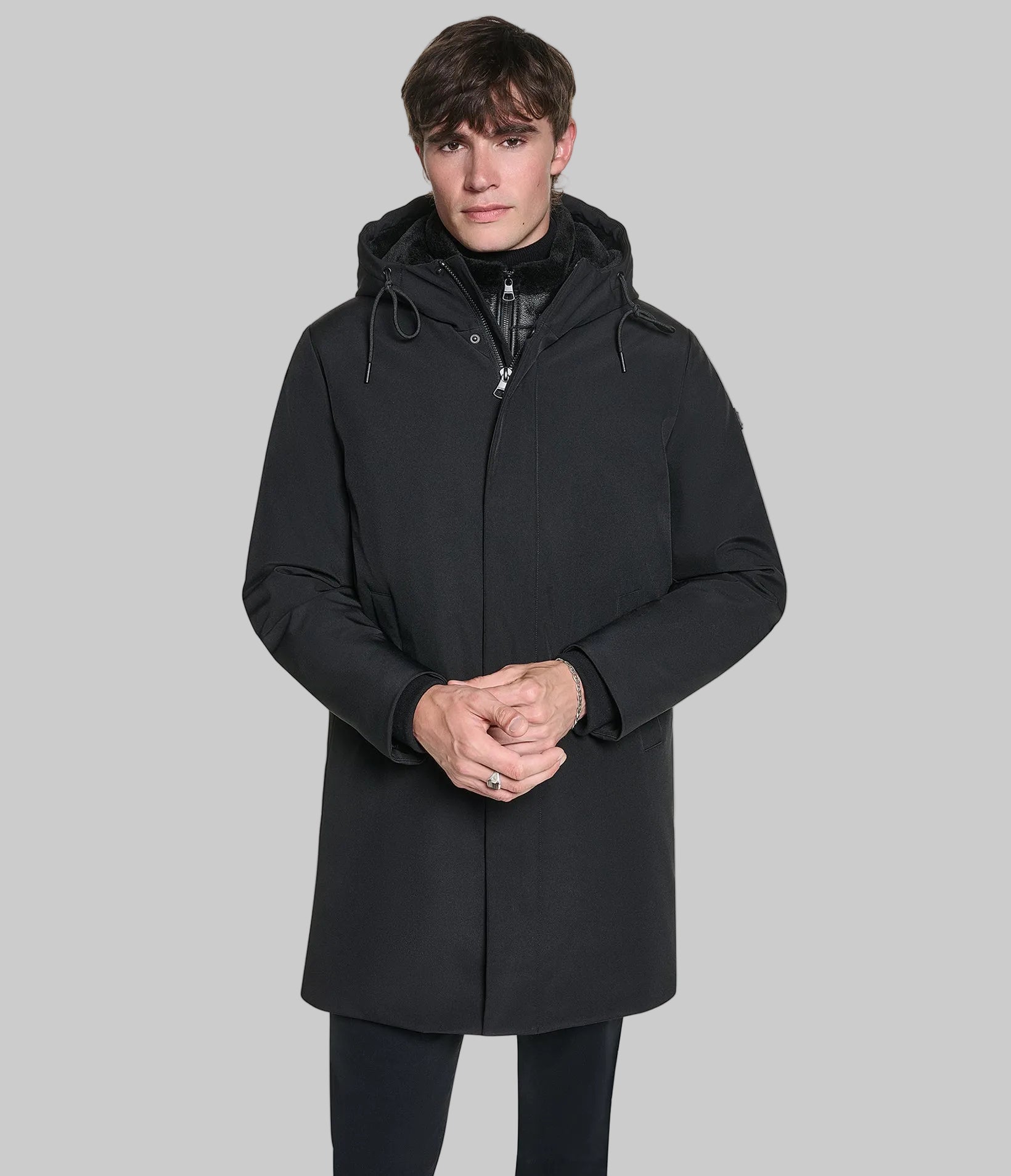 PARKA WITH SHEARLING BIB VIEW 2 PARKA WITH SHEARLING BIB VIEW 2