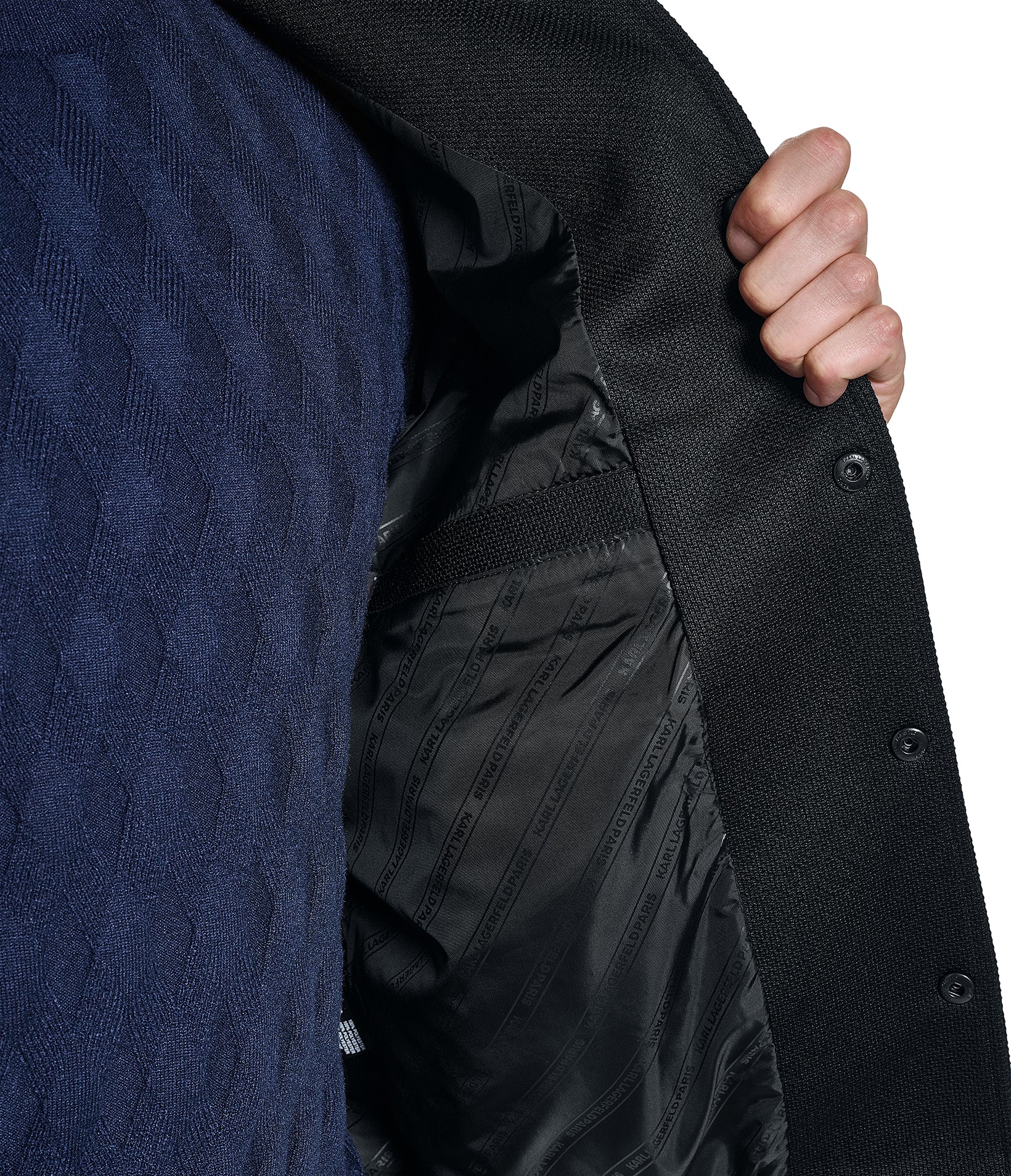 TEXTURED BOMBER JACKET VIEW 6 TEXTURED BOMBER JACKET VIEW 6