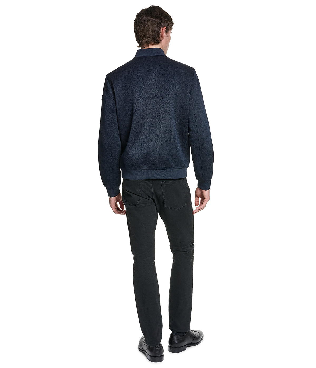 TEXTURED BOMBER JACKET VIEW 7 TEXTURED BOMBER JACKET VIEW 7