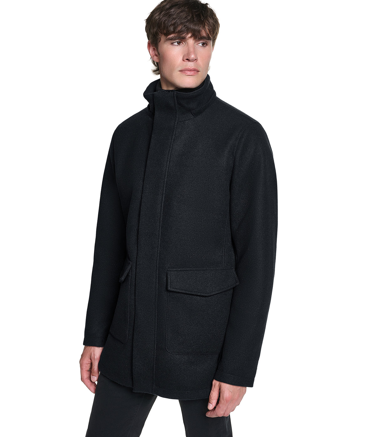 STADIUM COAT WITH PATCH POCKETS VIEW 5 STADIUM COAT WITH PATCH POCKETS VIEW 5