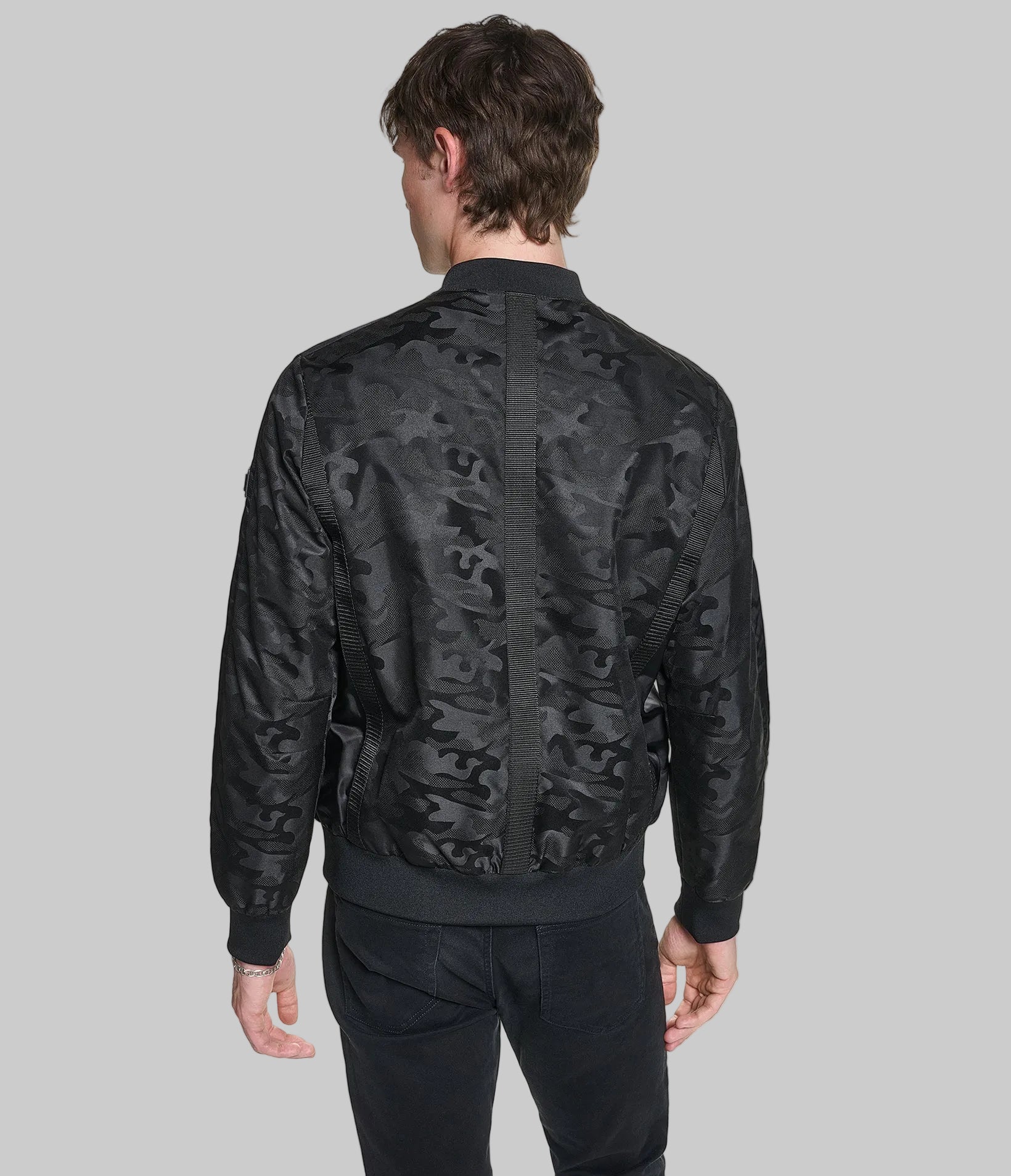 CAMO BOMBER JACKET VIEW 3 CAMO BOMBER JACKET VIEW 3