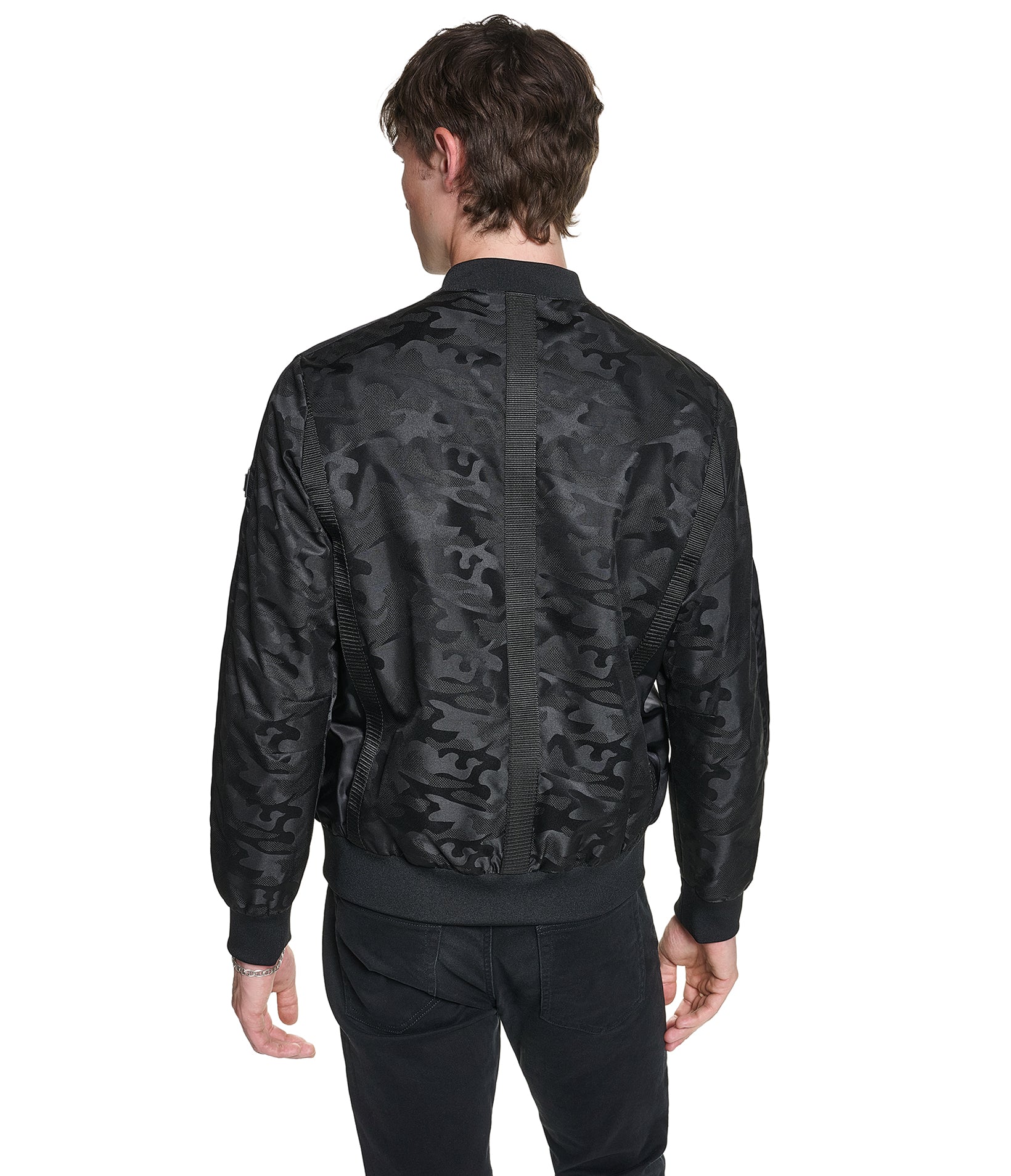 CAMO BOMBER JACKET VIEW 3 | MEN'S FALL COLLECTION CAMO BOMBER JACKET VIEW 3 | MEN'S FALL COLLECTION