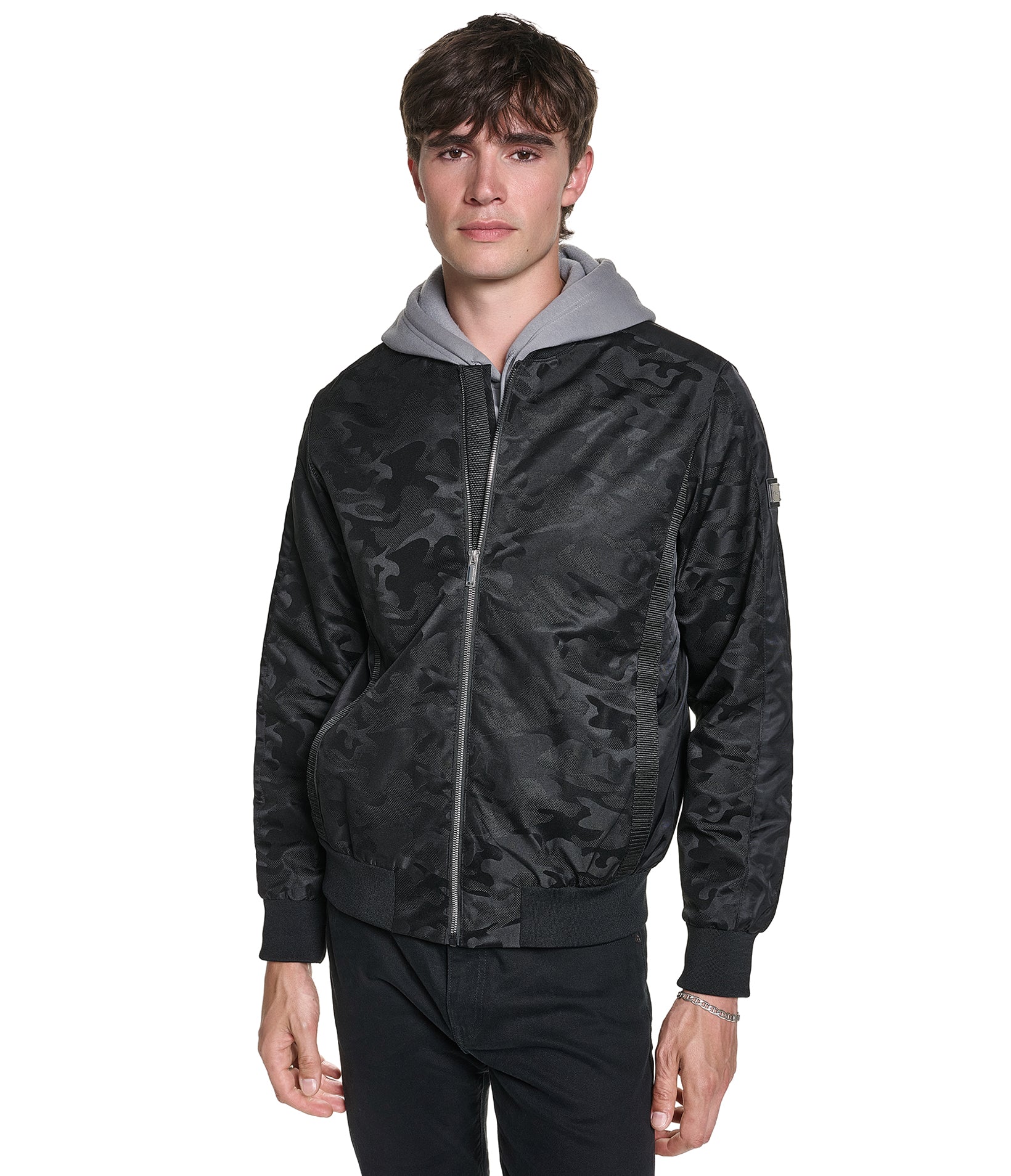 CAMO BOMBER JACKET View 2 | MEN'S FALL COLLECTION CAMO BOMBER JACKET View 2 | MEN'S FALL COLLECTION