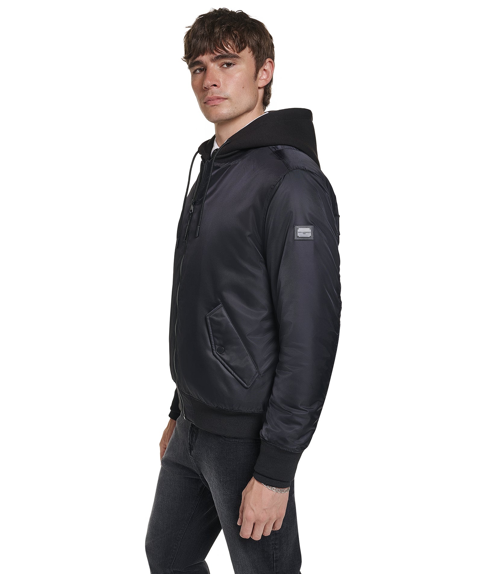 Signature Bomber Jacket | Jackets & Blazers | Karl Lagerfeld Paris