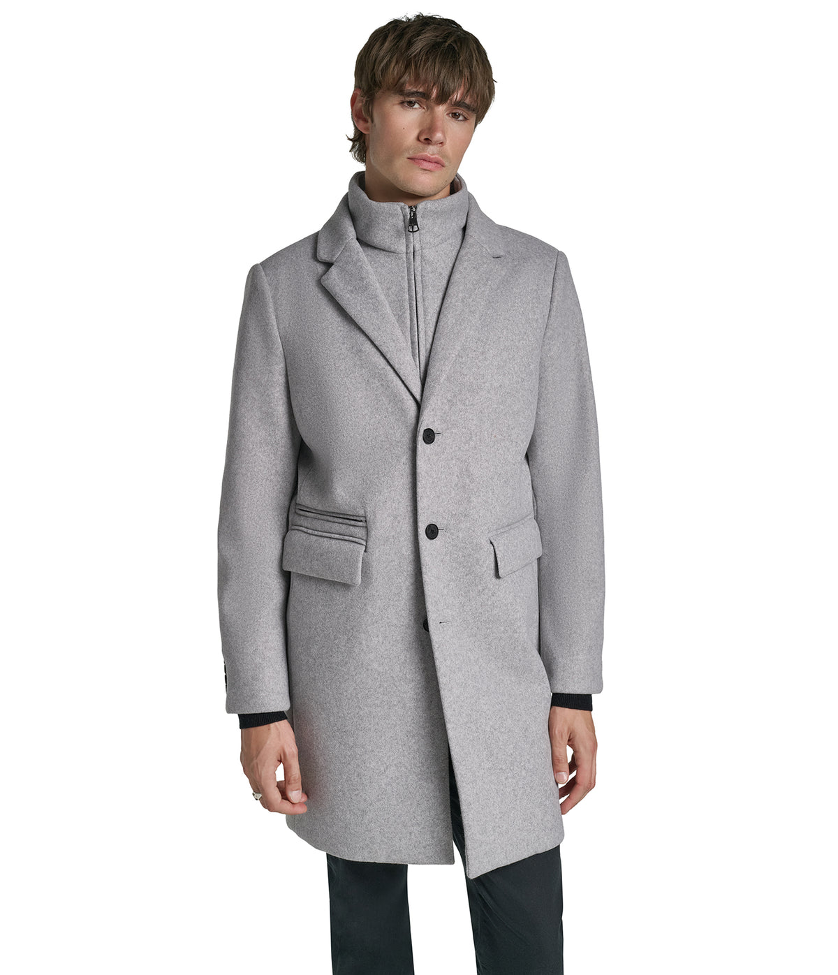 OVERCOAT WITH BIB View 2 | Men's Coats & Jackets OVERCOAT WITH BIB View 2 | Men's Coats & Jackets