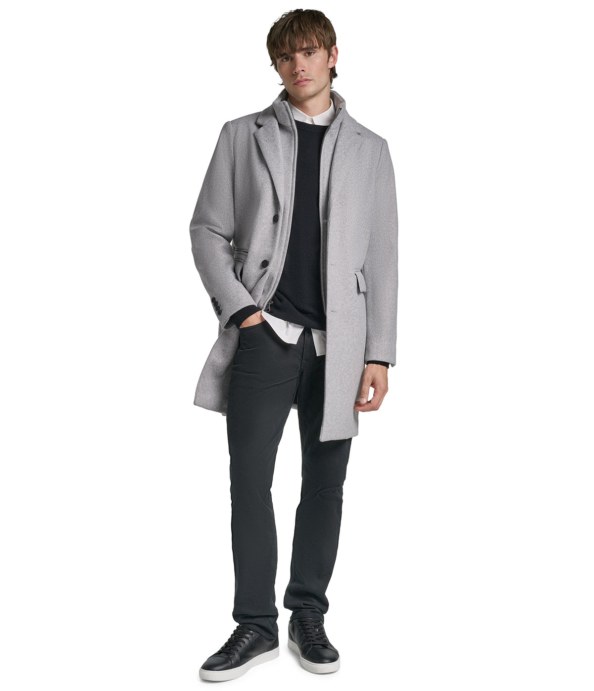 OVERCOAT WITH BIB View 1 | Men's Coats & Jackets OVERCOAT WITH BIB View 1 | Men's Coats & Jackets
