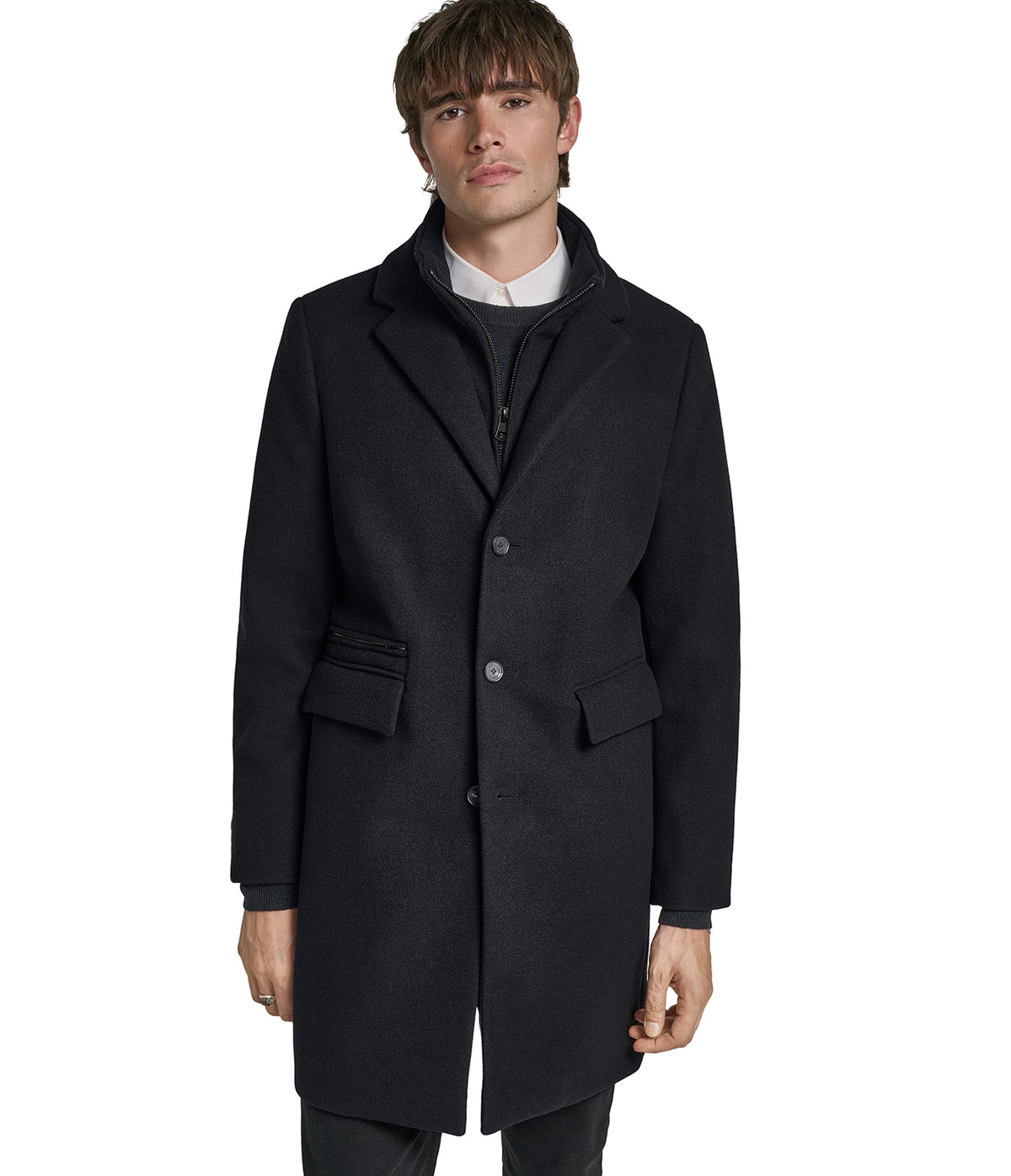 OVERCOAT WITH BIB VIEW 1 | Men's Coats & Jackets OVERCOAT WITH BIB VIEW 1 | Men's Coats & Jackets