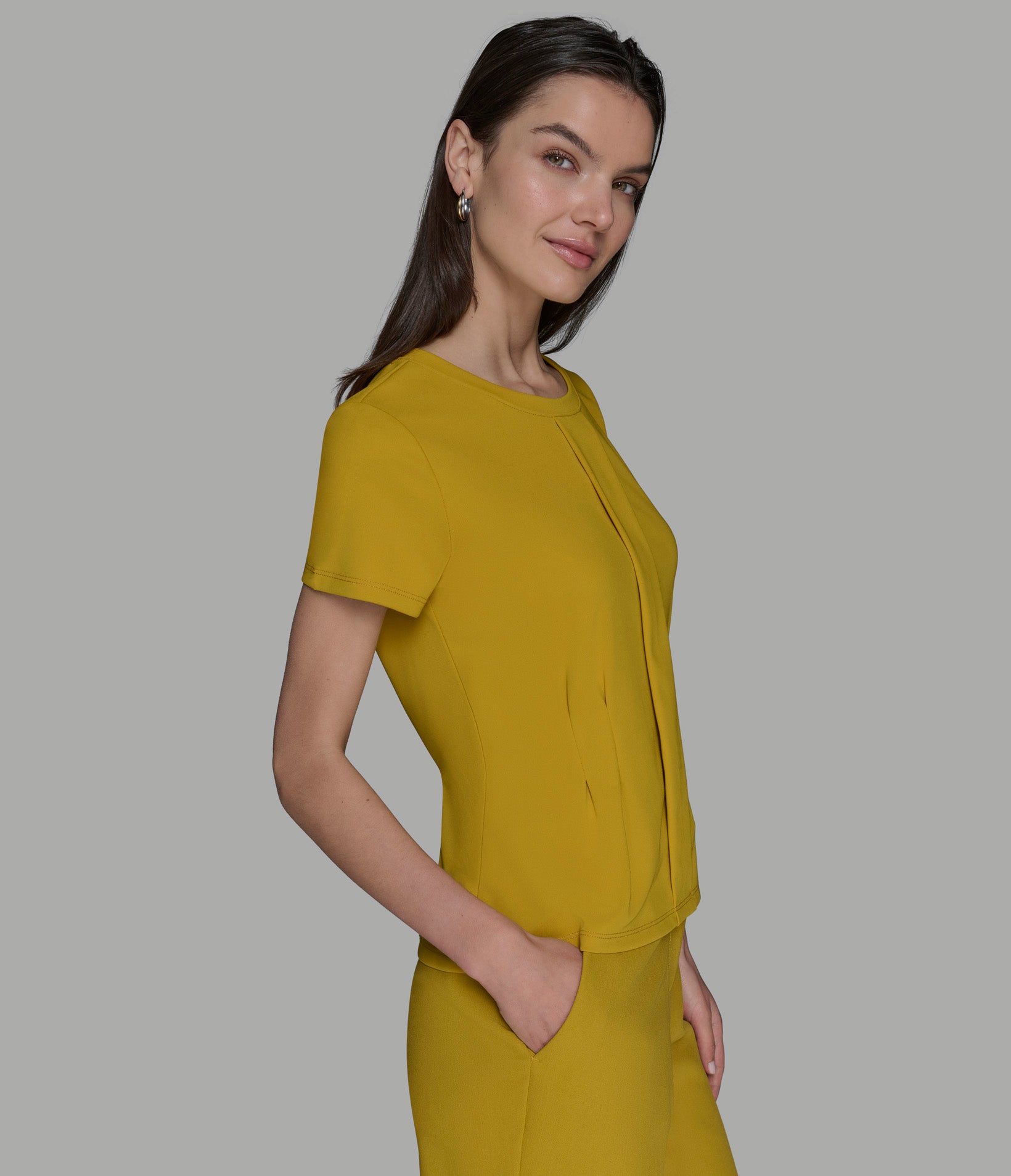 PLEATED KNIT BLOUSE VIEW 4 | Women's Clothing PLEATED KNIT BLOUSE VIEW 4 | Women's Clothing