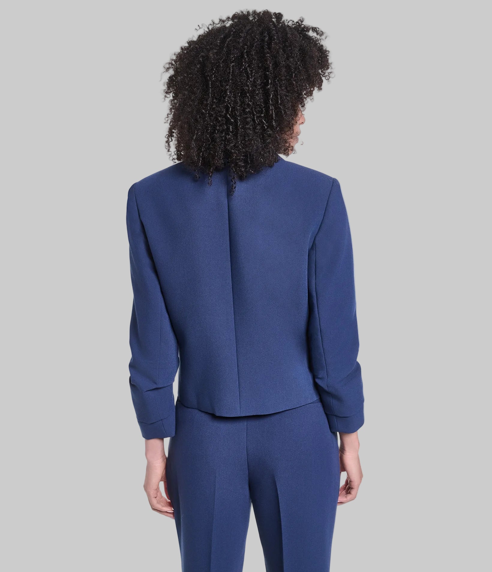 CO-ORD WOVEN CROPPED BLAZER VIEW 2 CO-ORD WOVEN CROPPED BLAZER VIEW 2