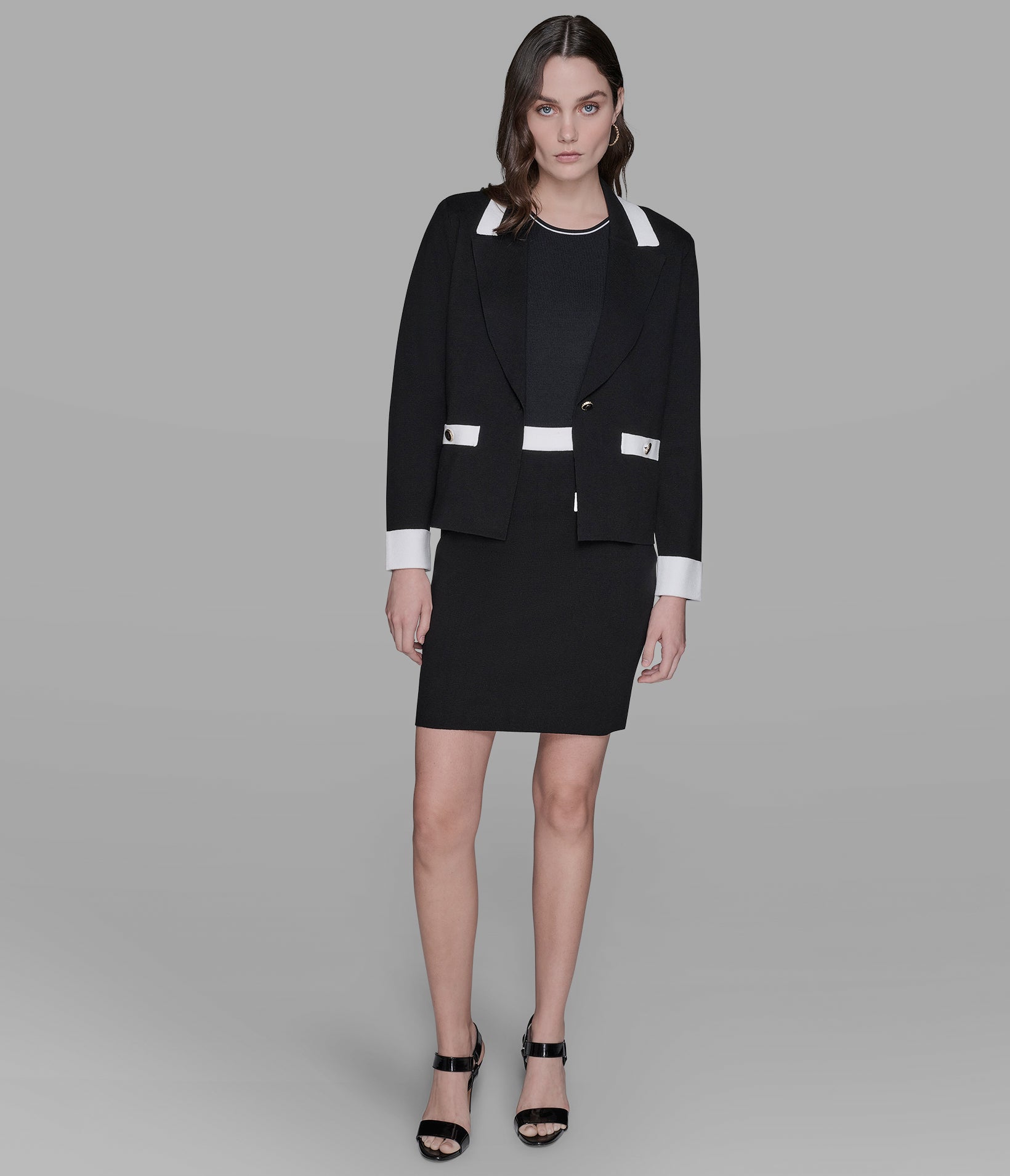 LONG SLEEVE KNIT BLAZER VIEW 3 | Women's Clothing LONG SLEEVE KNIT BLAZER VIEW 3 | Women's Clothing