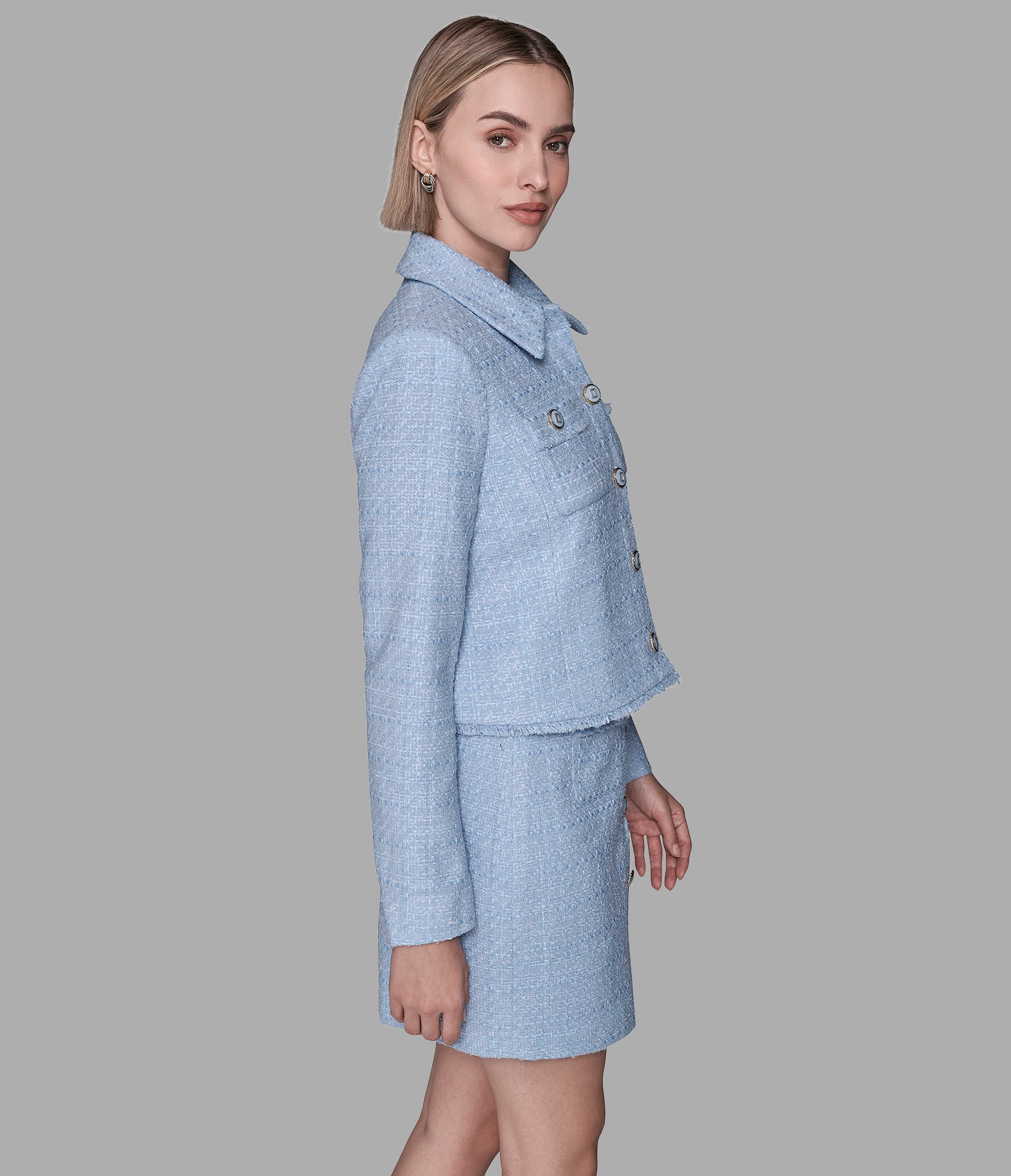 TWEED JACKET WITH FRINGE VIEW 3 | Women's Clothing TWEED JACKET WITH FRINGE VIEW 3 | Women's Clothing