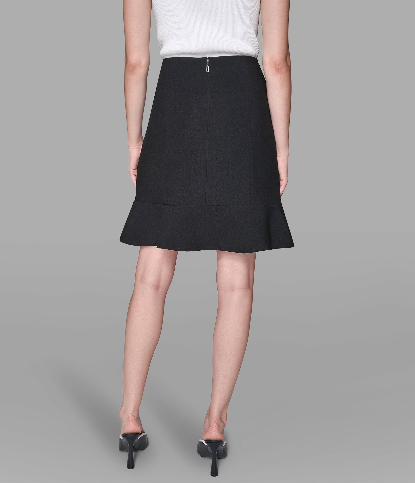 BUTTON-DETAILED MINI PEPLUM SKIRT View 2 | Women's Clothing BUTTON-DETAILED MINI PEPLUM SKIRT View 2 | Women's Clothing