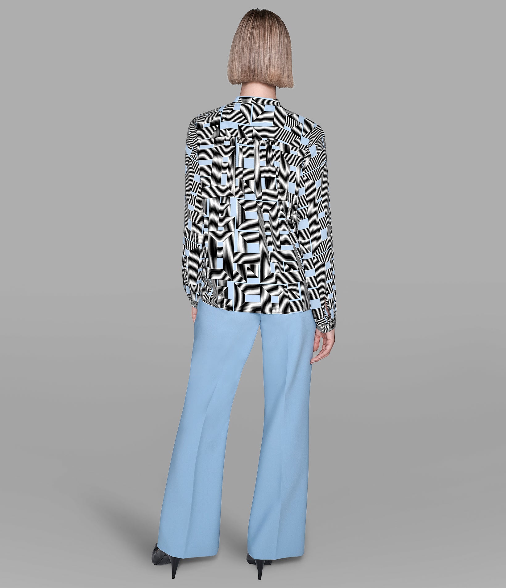 TIE-NECK BLOUSE View 2 | Women's Clothing TIE-NECK BLOUSE View 2 | Women's Clothing