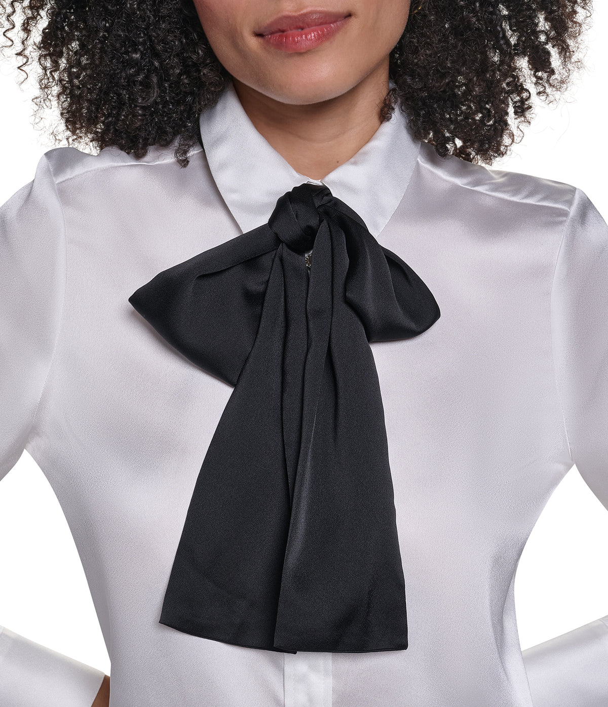 BOW TIE WOVEN BLOUSE VIEW 7 BOW TIE WOVEN BLOUSE VIEW 7