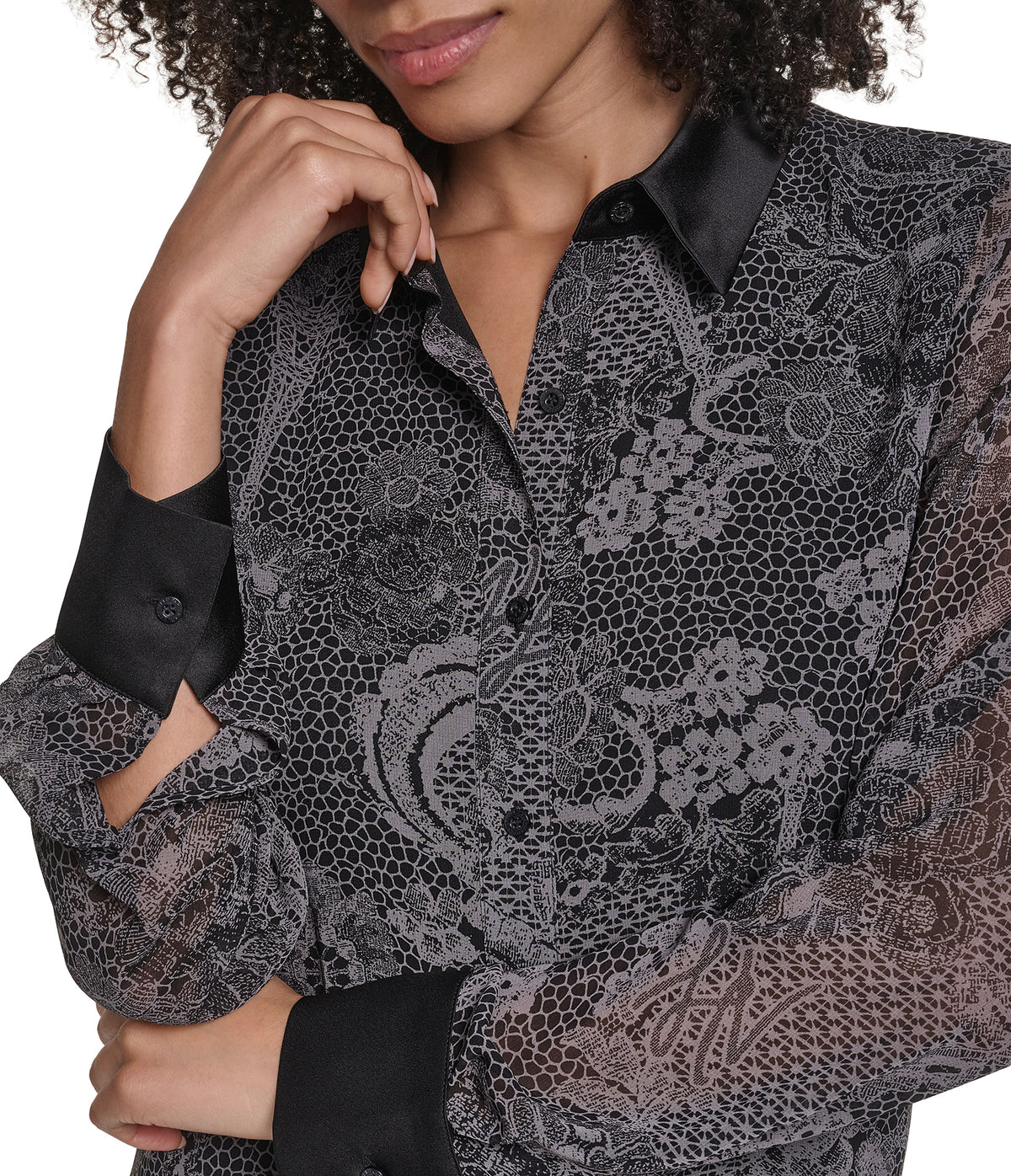 LONG SLEEVE WOVEN TOP VIEW 7 LONG SLEEVE WOVEN TOP VIEW 7
