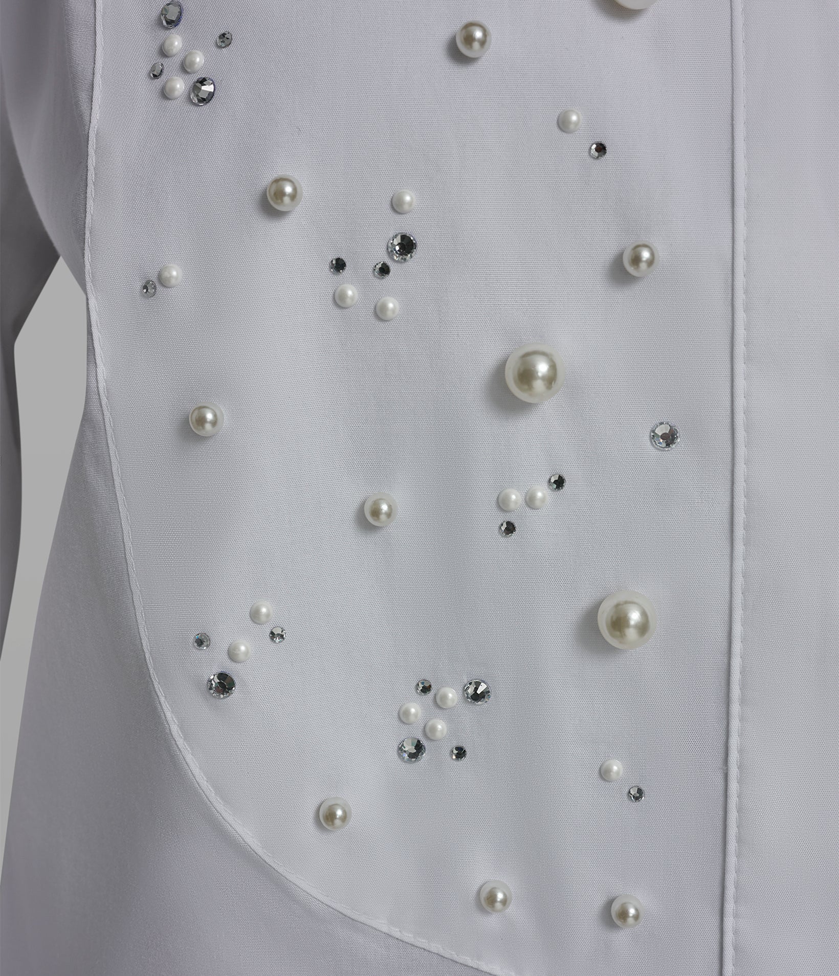 EMBELLISHED POPLIN SHIRT VIEW 8 | Women's Tops & Sweaters EMBELLISHED POPLIN SHIRT VIEW 8 | Women's Tops & Sweaters