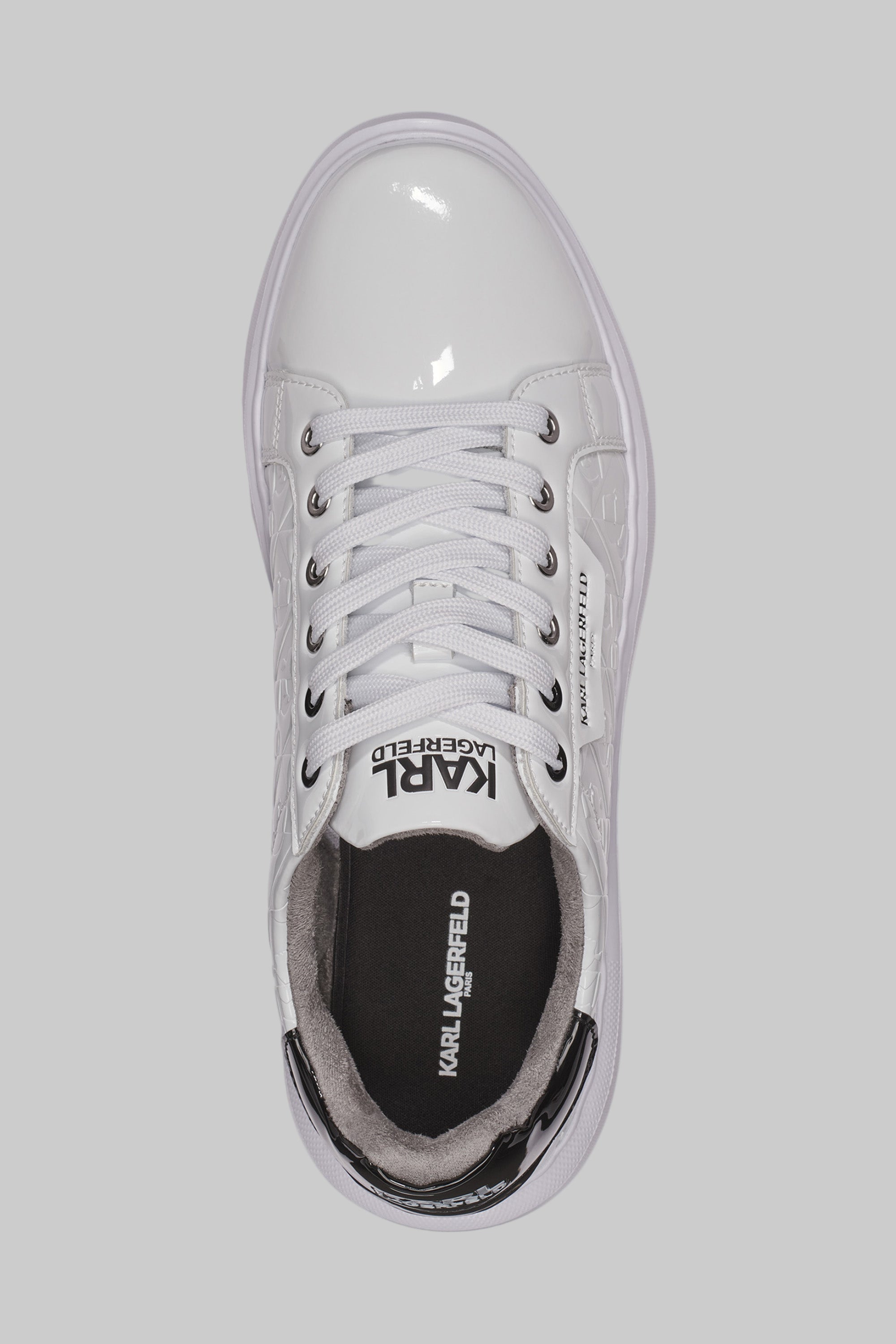 PATENT SNEAKER WITH SIDE 3D KARL HEAD VIEW 4 | Men's Sneakers PATENT SNEAKER WITH SIDE 3D KARL HEAD VIEW 4 | Men's Sneakers